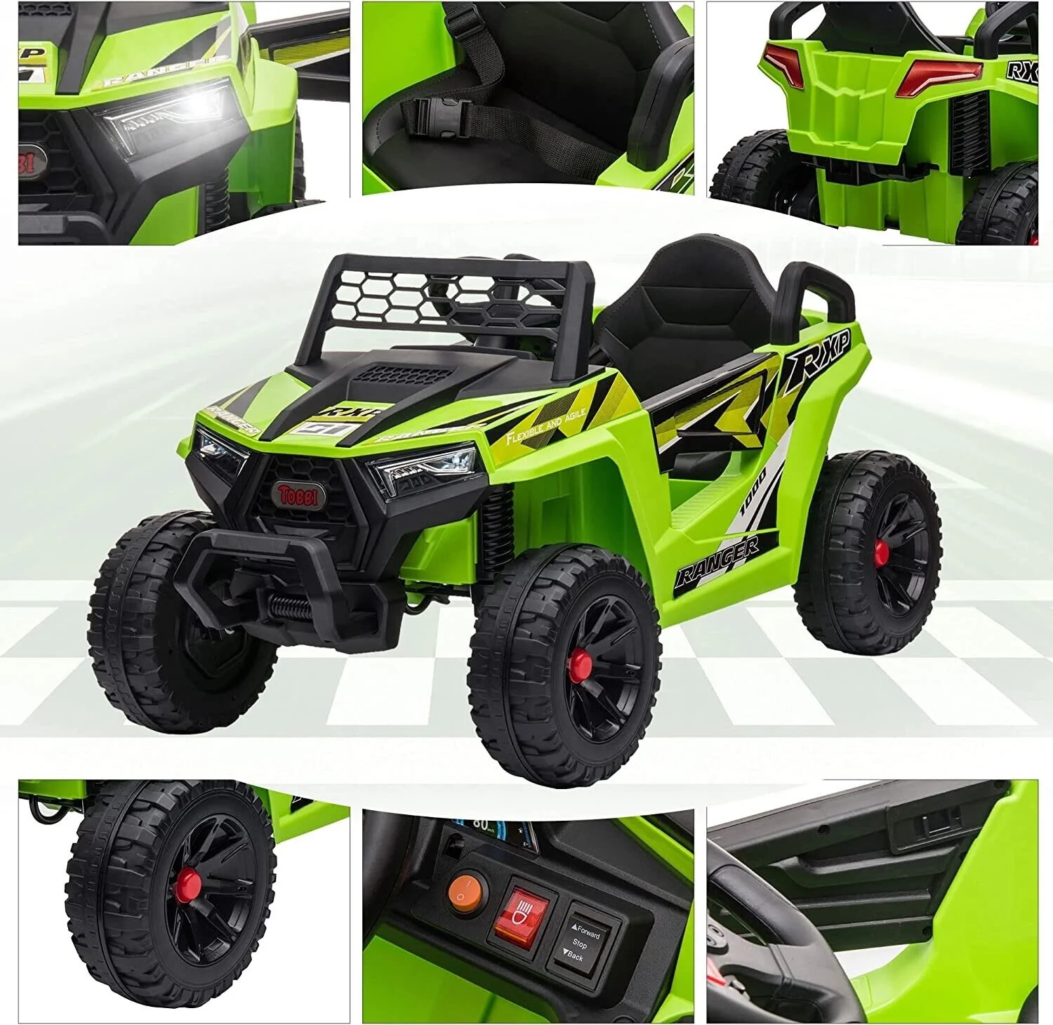 Electric Off-Road UTV Truck for Kids: 12V Ride-On with Forward and Reverse Function - Image 3
