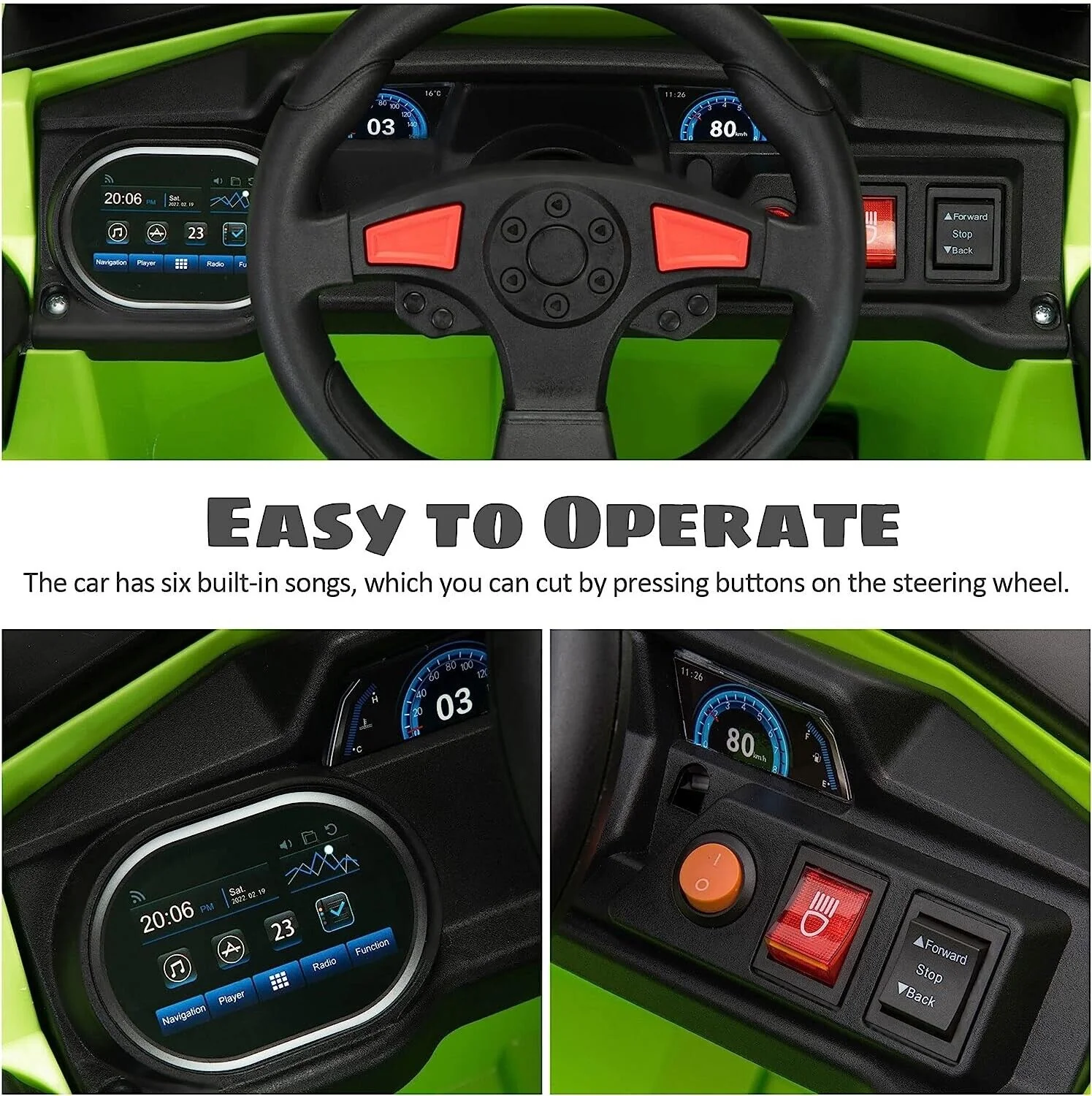 Electric Off-Road UTV Truck for Kids: 12V Ride-On with Forward and Reverse Function - Image 5