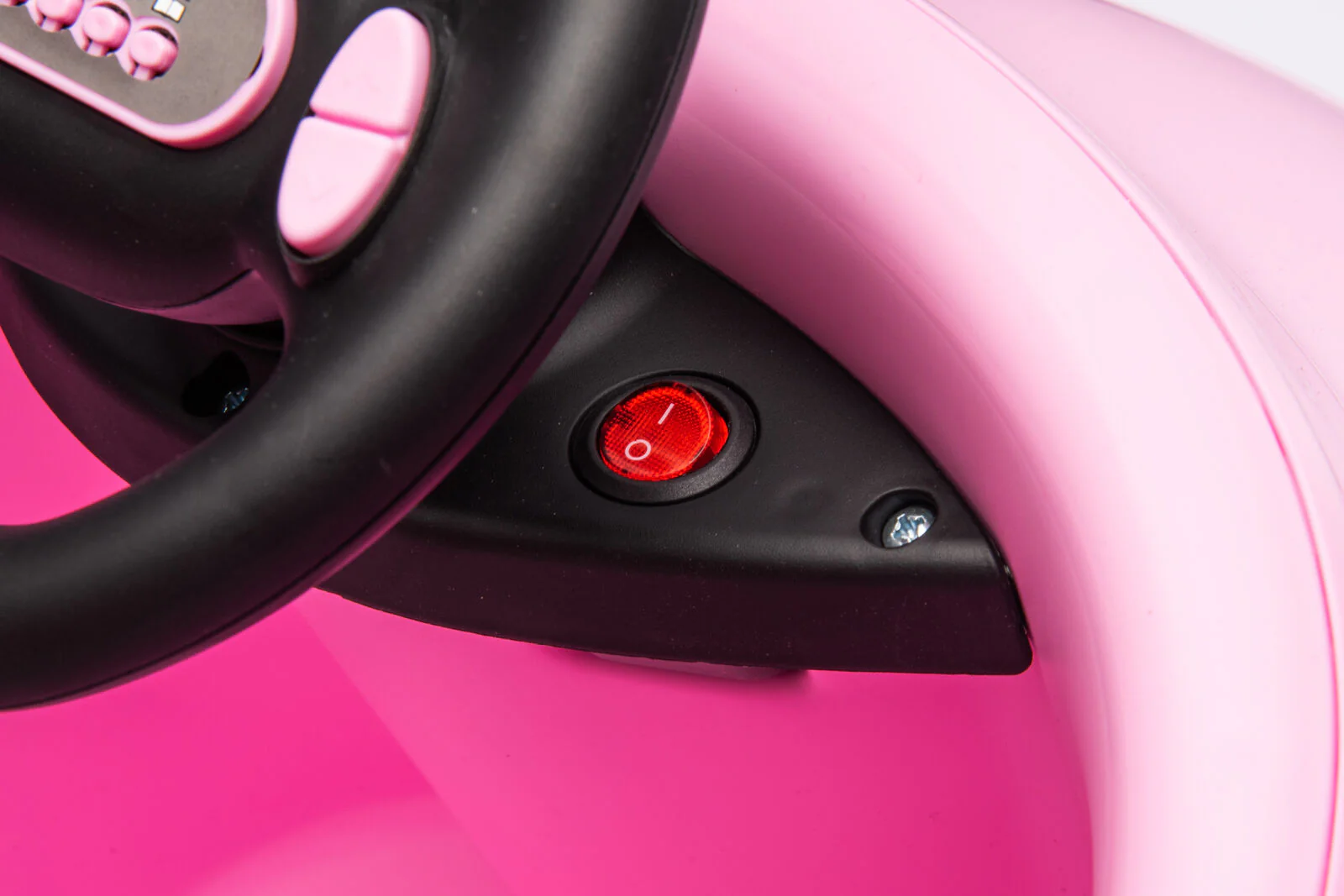 Electric Pink Bumper Car for Kids with Remote Control - 12V Toddler Vehicle - Image 14