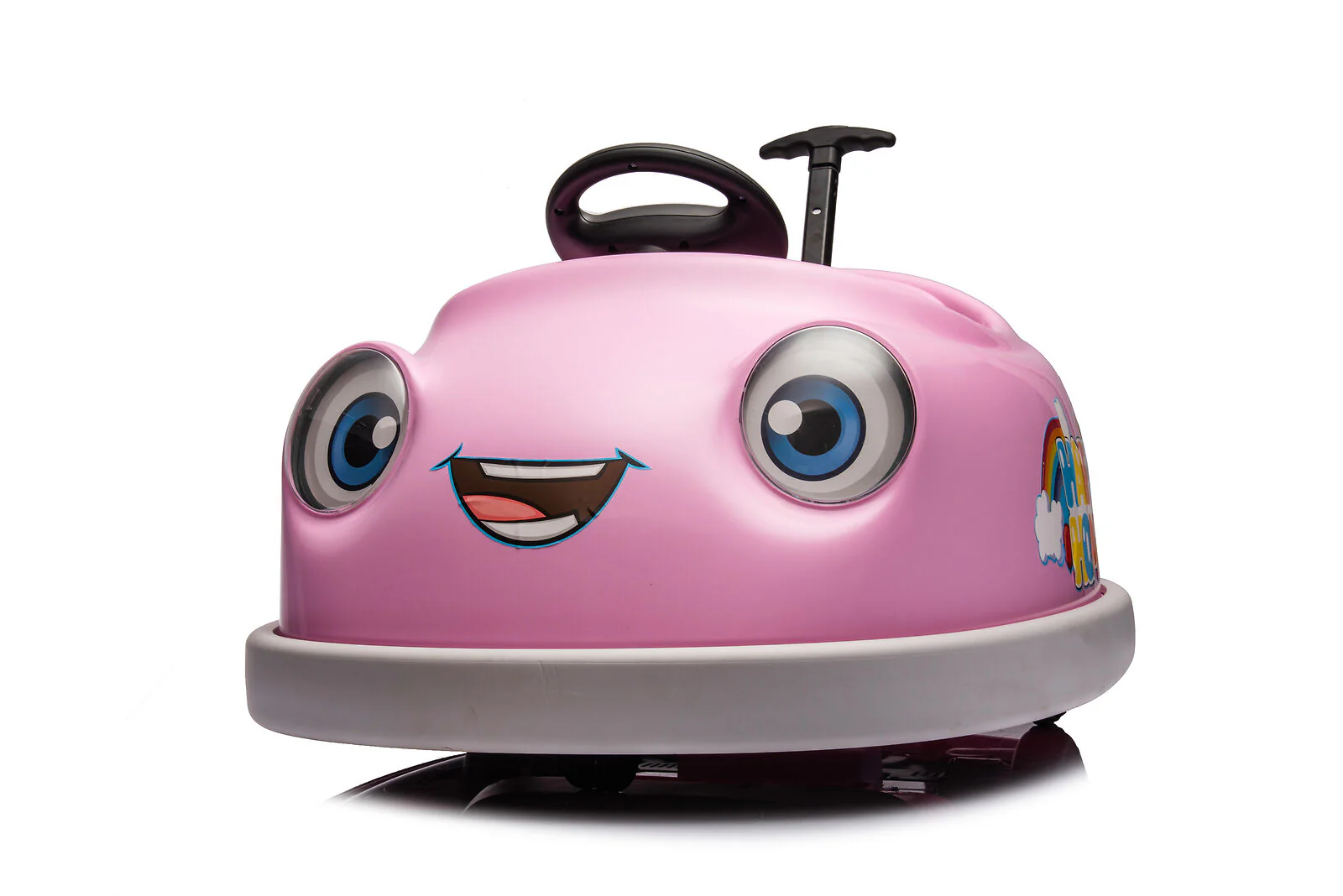 Electric Pink Bumper Car for Kids with Remote Control - 12V Toddler Vehicle - Image 18