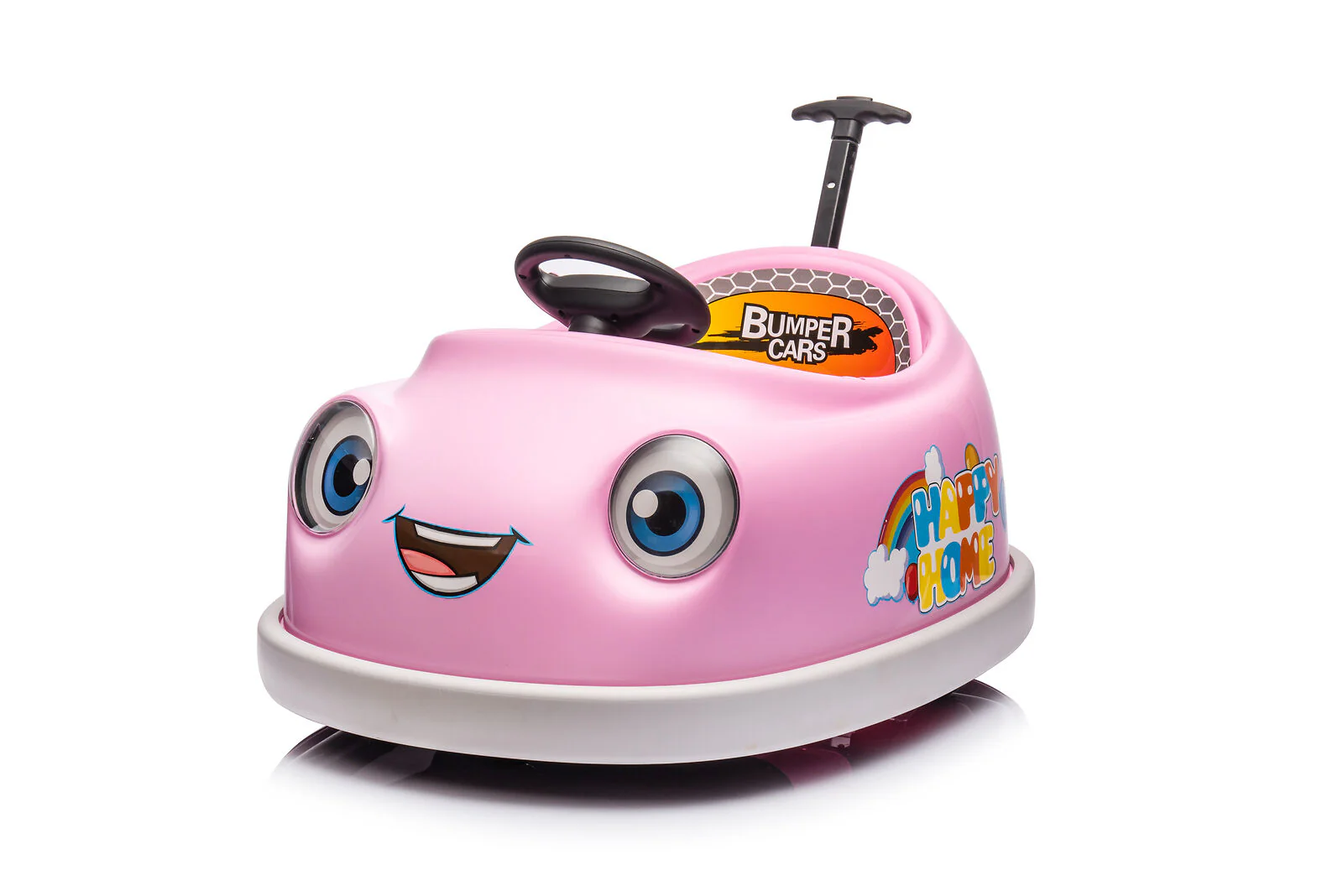 Electric Pink Bumper Car for Kids with Remote Control - 12V Toddler Vehicle - Image 19