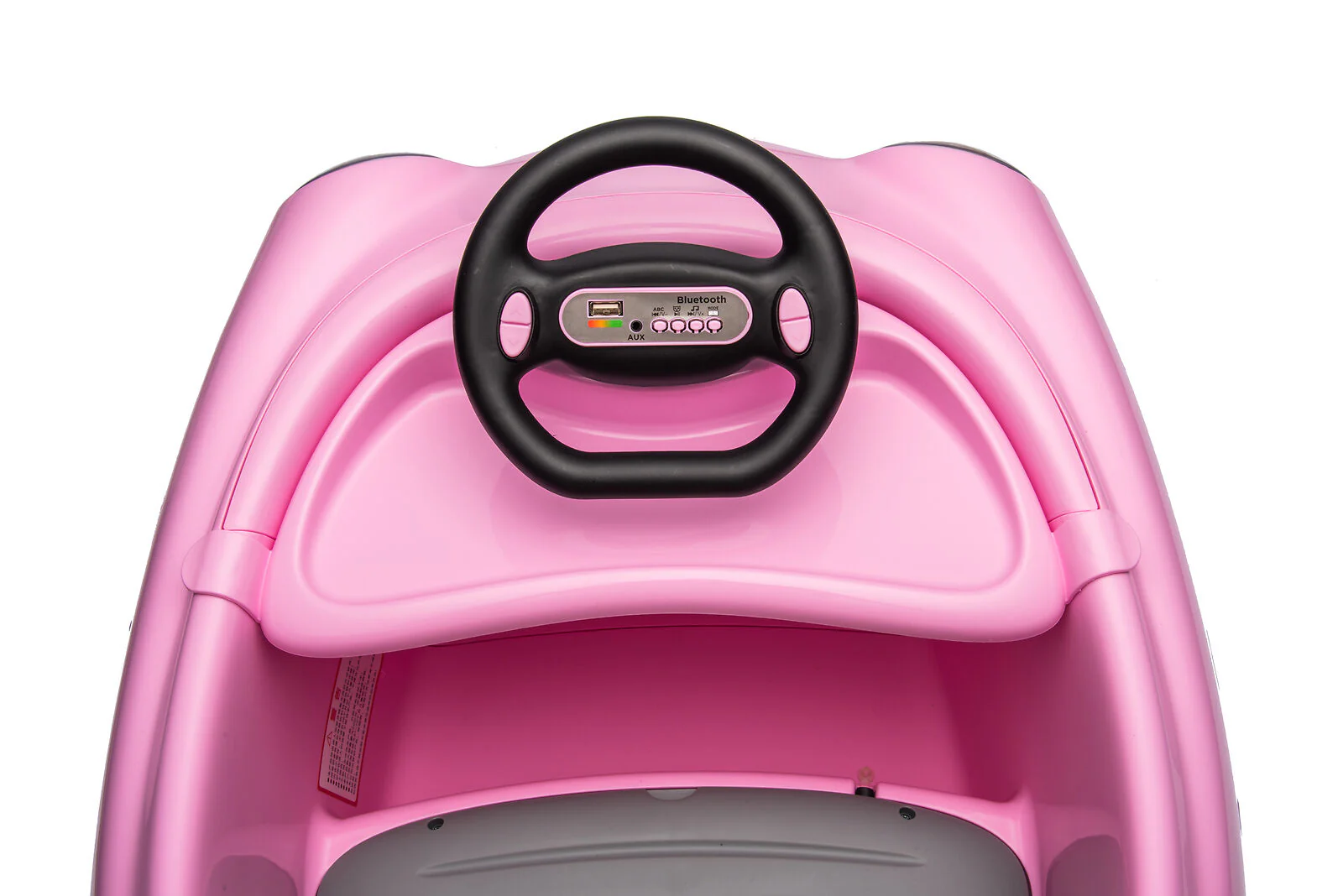 Electric Pink Bumper Car for Kids with Remote Control - 12V Toddler Vehicle - Image 7