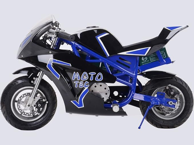 Electric Pocket Bike GT 36V 500W Blue - Image 3