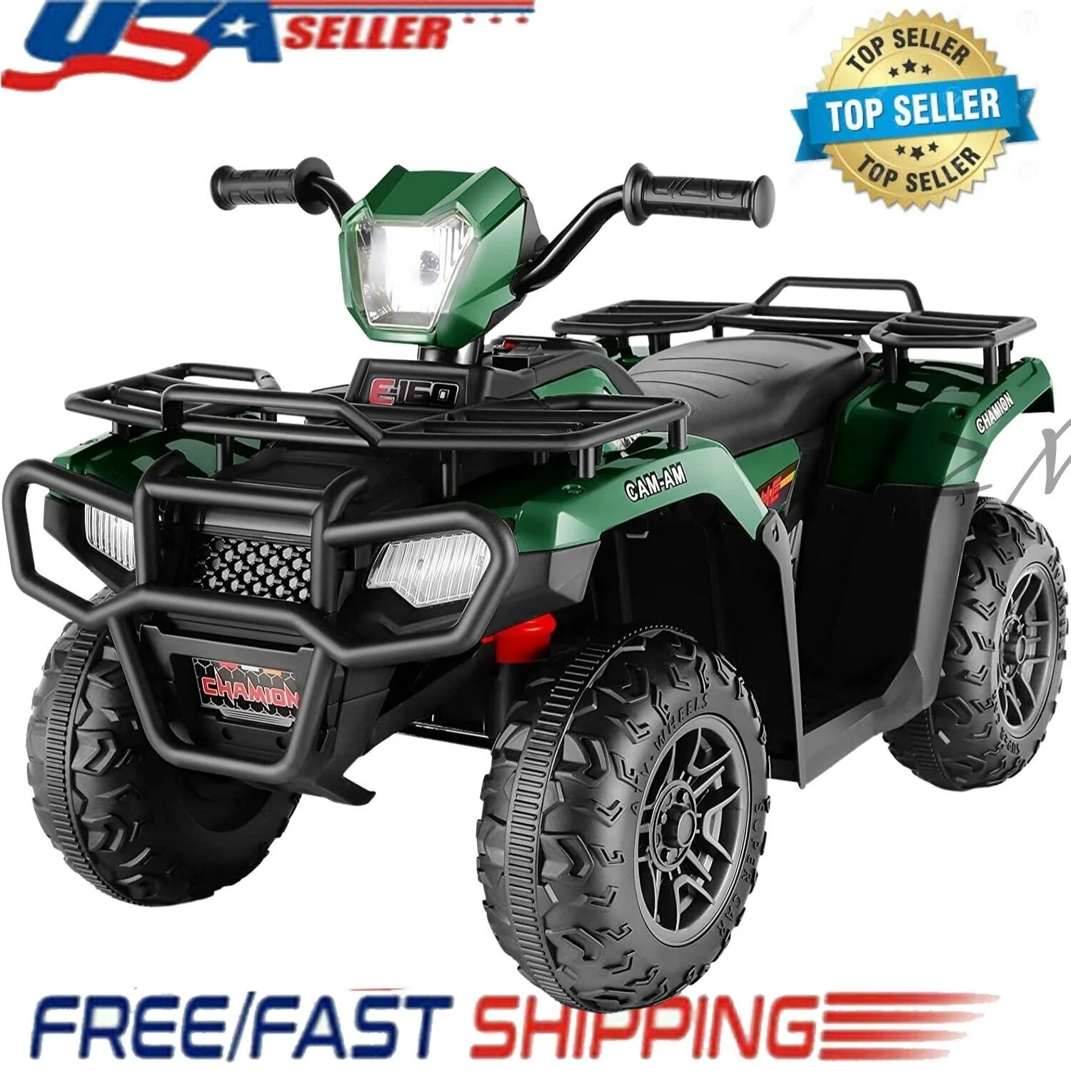 Electric Quad ATV Car for Kids 3-6 Years - 12V Battery Powered 4-Wheeler Truck - Image 4