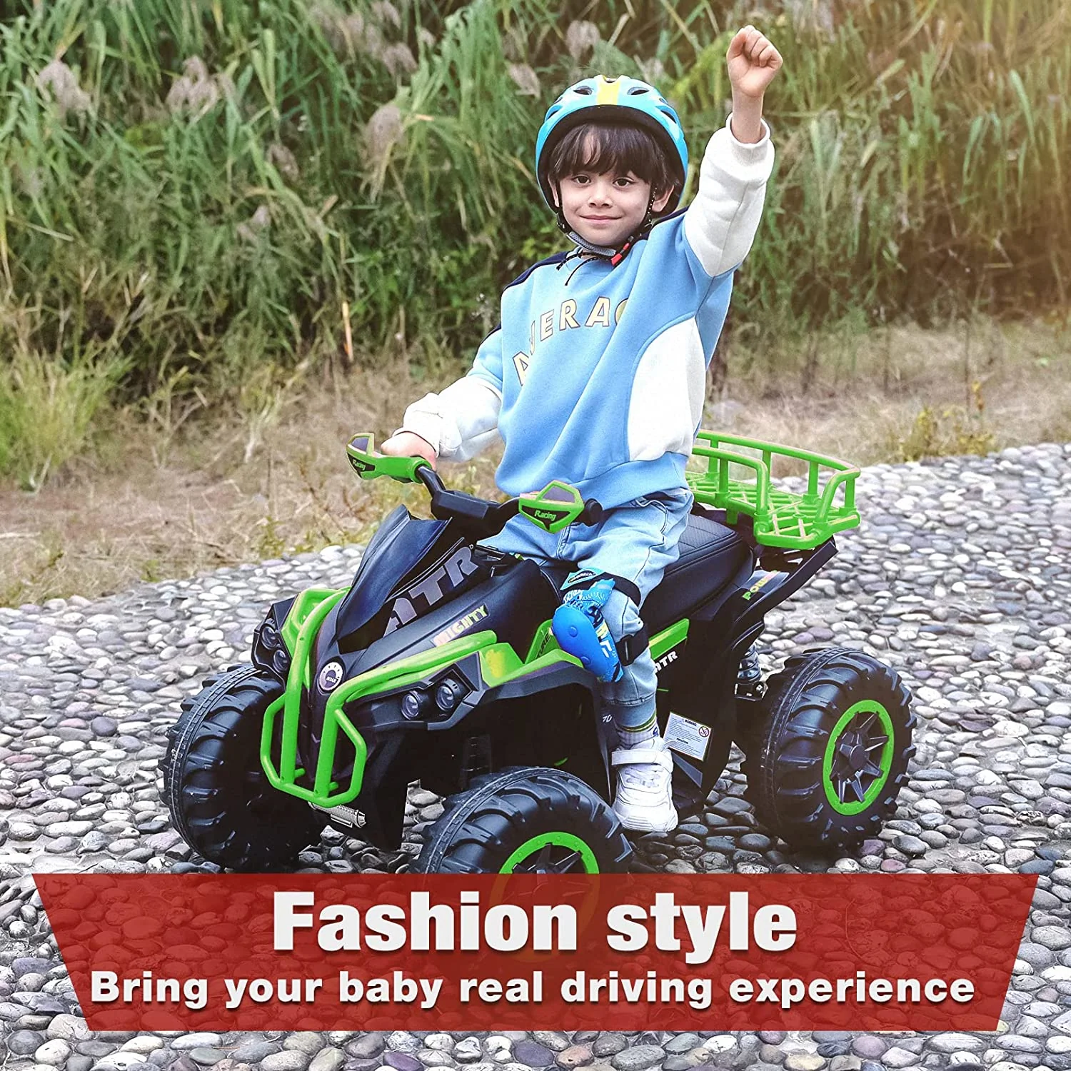 Electric Quad Vehicle for 3-7 Year Olds: The Perfect ATV Toy for Kids! - Image 7