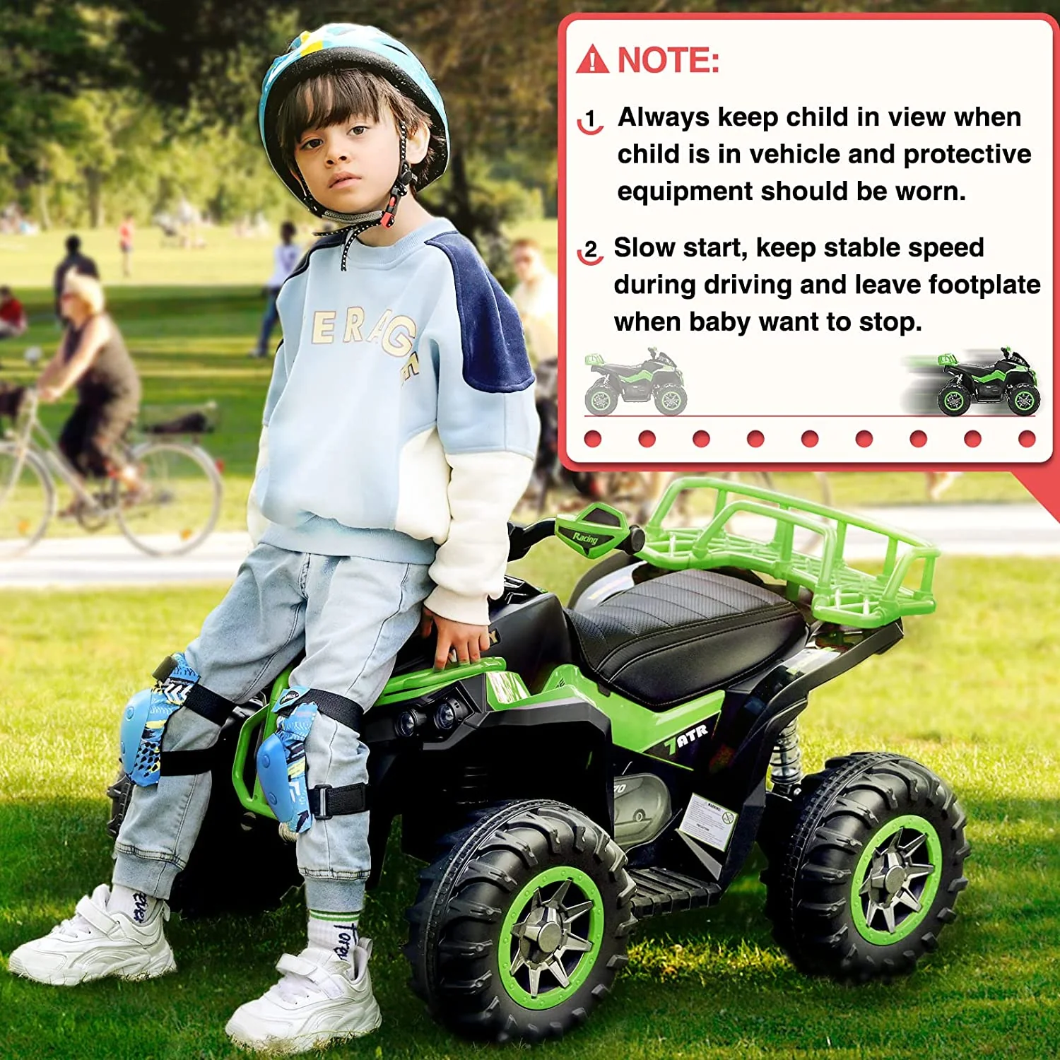 Electric Quad Vehicle for 3-7 Year Olds: The Perfect ATV Toy for Kids! - Image 9