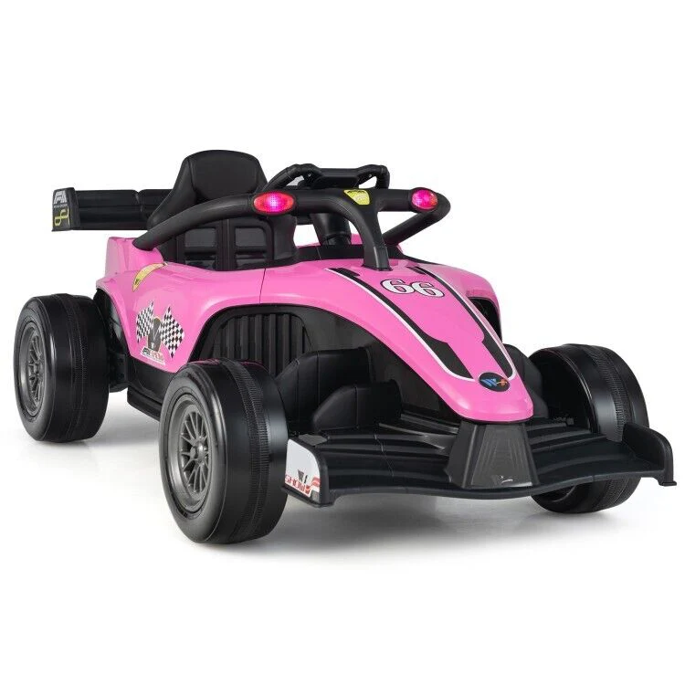 Electric Racing Truck for Kids with Remote & Manual Control and Lights - 12V Girls' Ride-On Toy - Image 8
