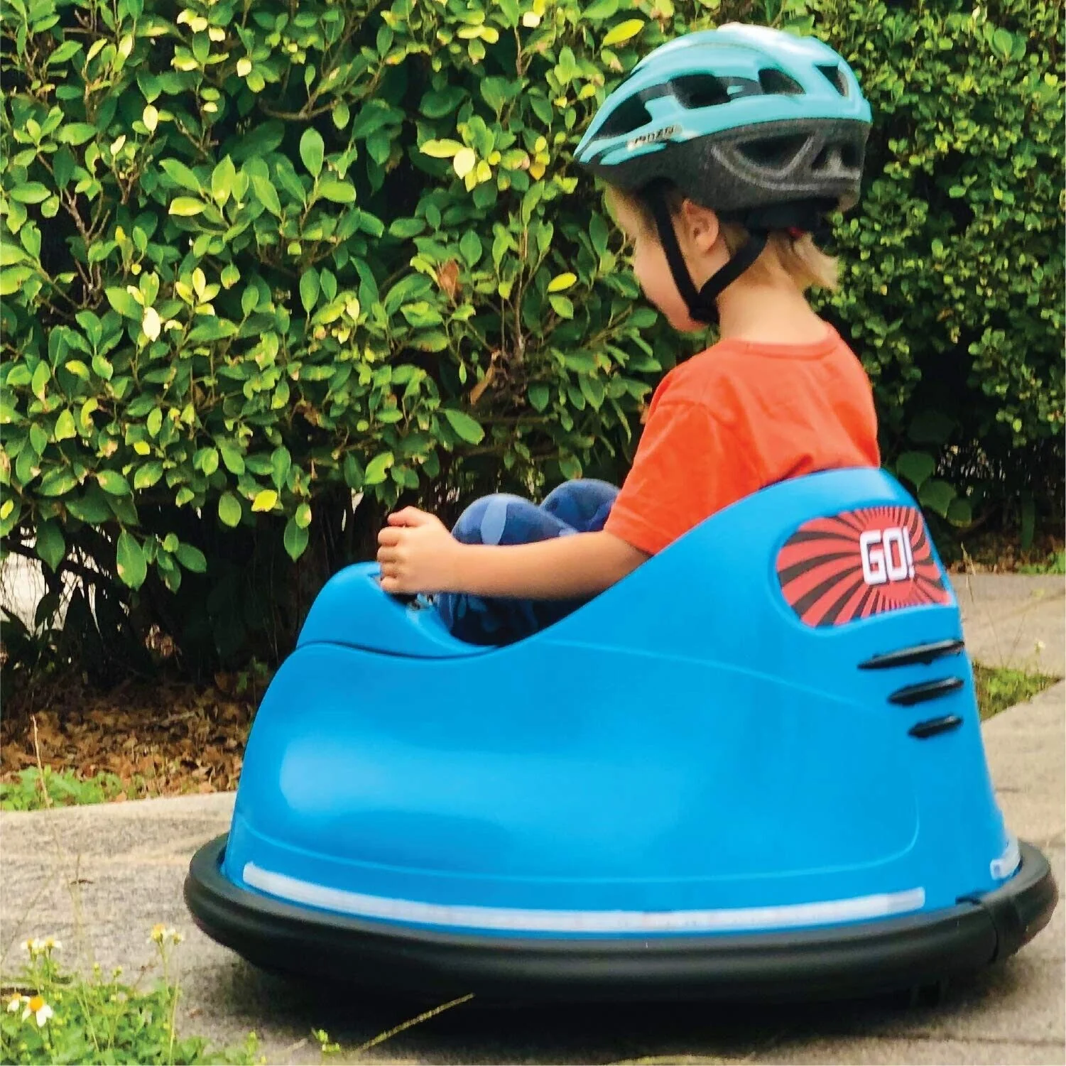 Electric RC Kids Bumper Car with Light and Music - Blue La... by The Bubble Factory - Image 7