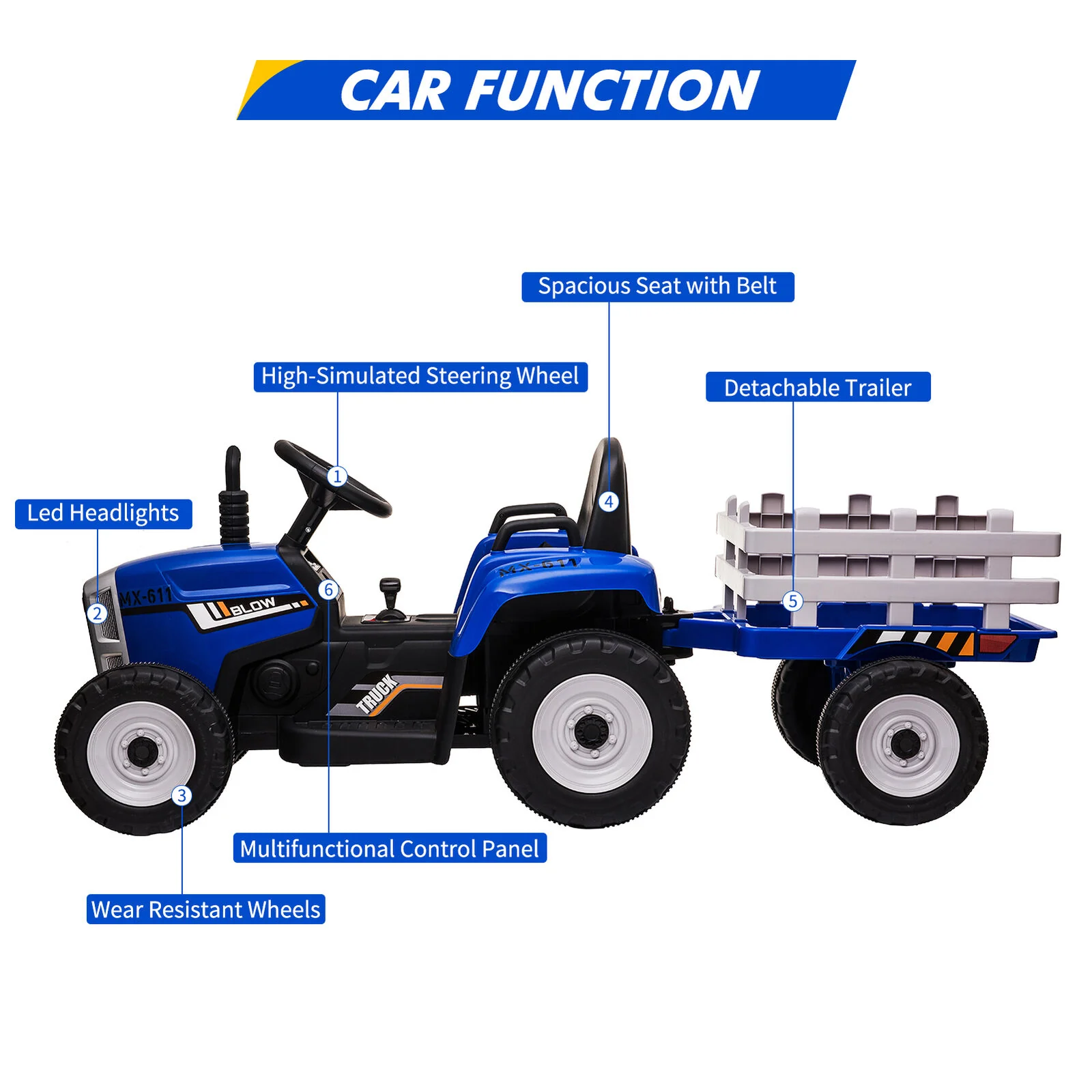 Electric Remote Control Ride-On Car for Kids Ages 3-6 - Image 16