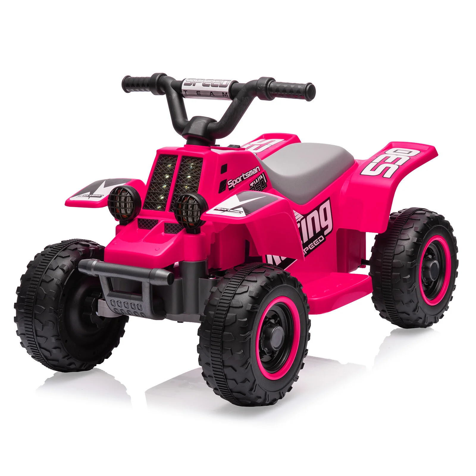 6V Electric Ride-On Kids ATV 4-Wheeler with LED Lights for Toddlers Age 1-3 Years - Image 23