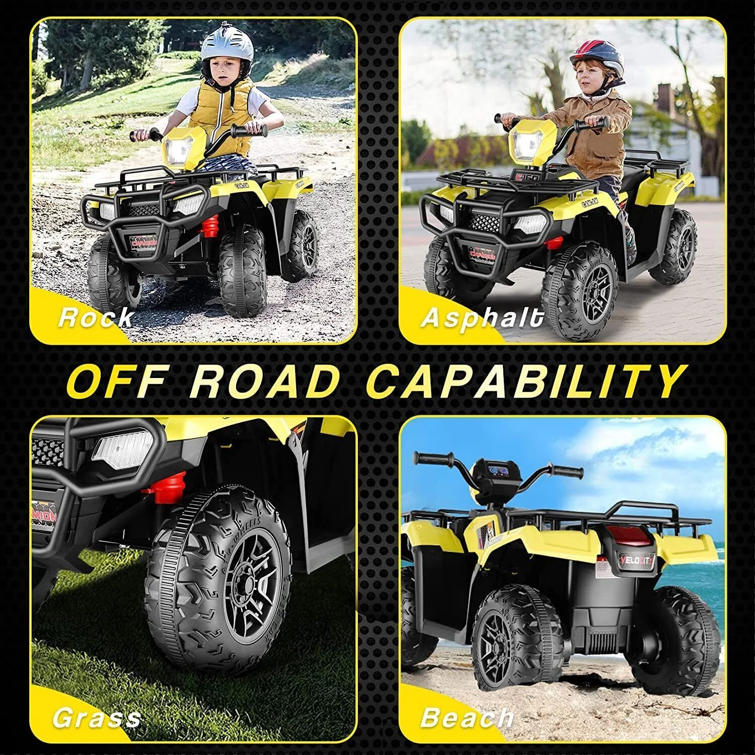 Electric Ride-On ATV for Kids Ages 3 and Up - 4 Wheels Toy Vehicle - Image 49