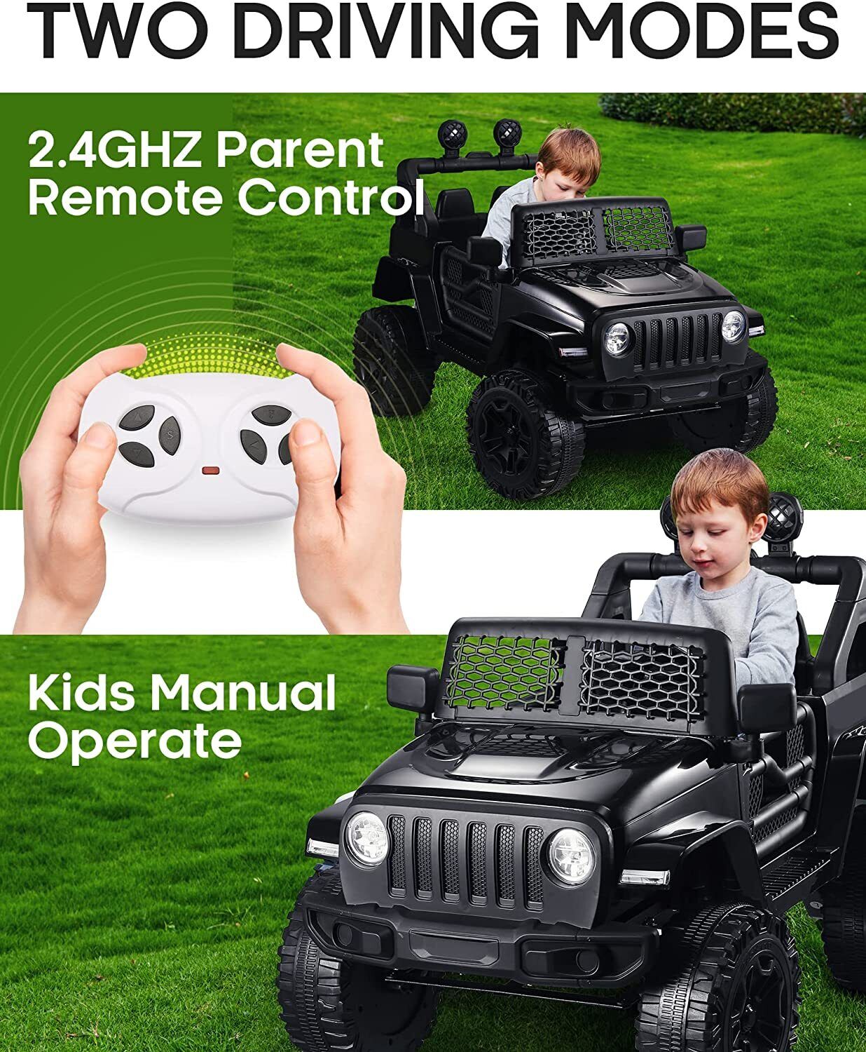 Electric Ride-On ATV Jeep Truck for Kids with MP3 Player - 12V/24V 4-Wheeler Car Toy for Toddlers - Image 107
