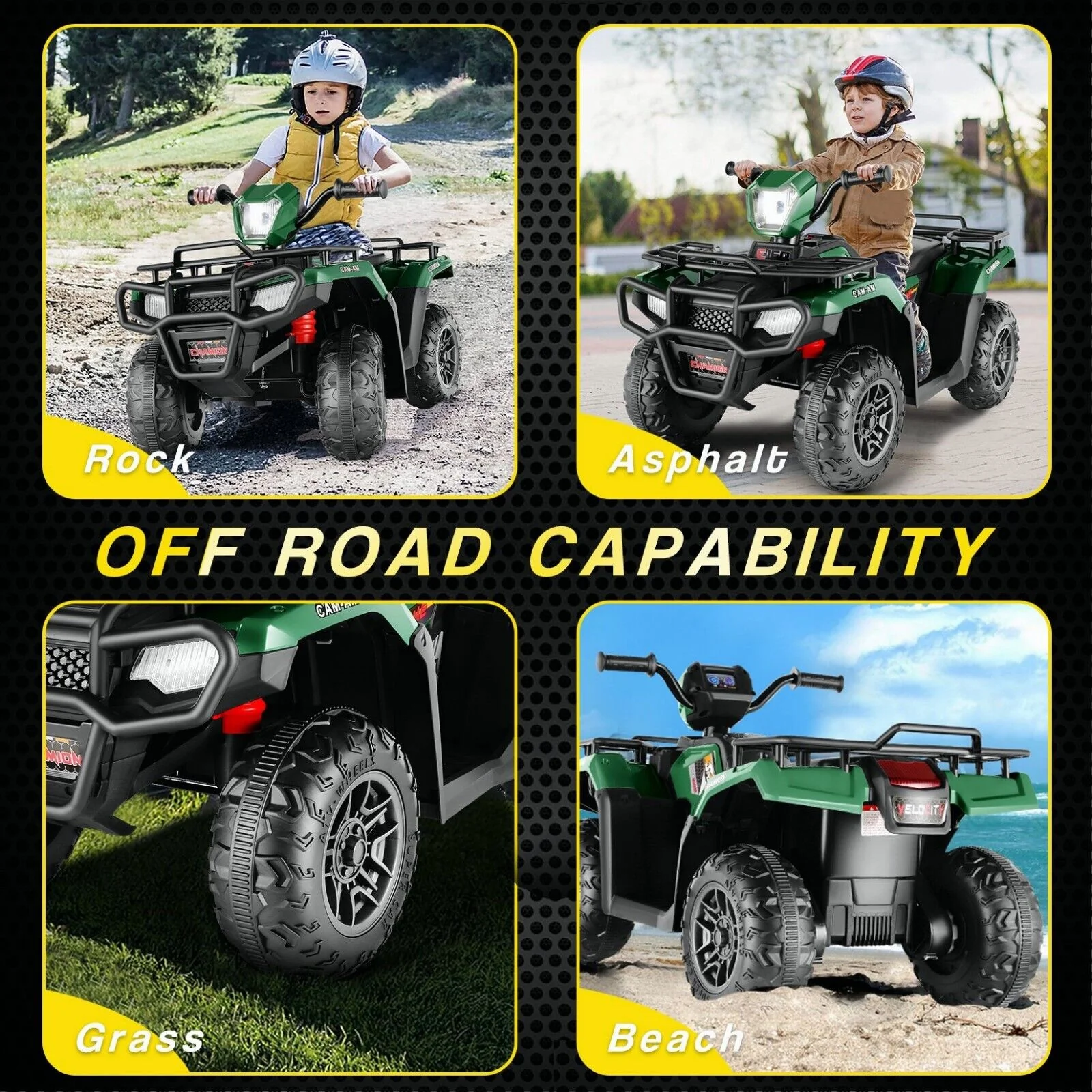 Electric Ride-On ATV Jeep Truck for Kids with MP3 Player - 12V/24V 4-Wheeler Car Toy for Toddlers - Image 40