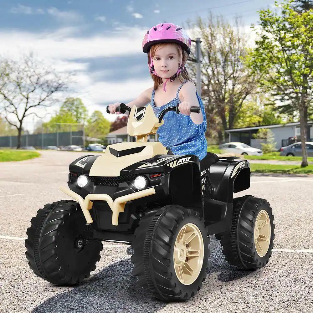 Electric Ride-On ATV Quad for Kids with LED Lights, Music, and Headlights - Image 2
