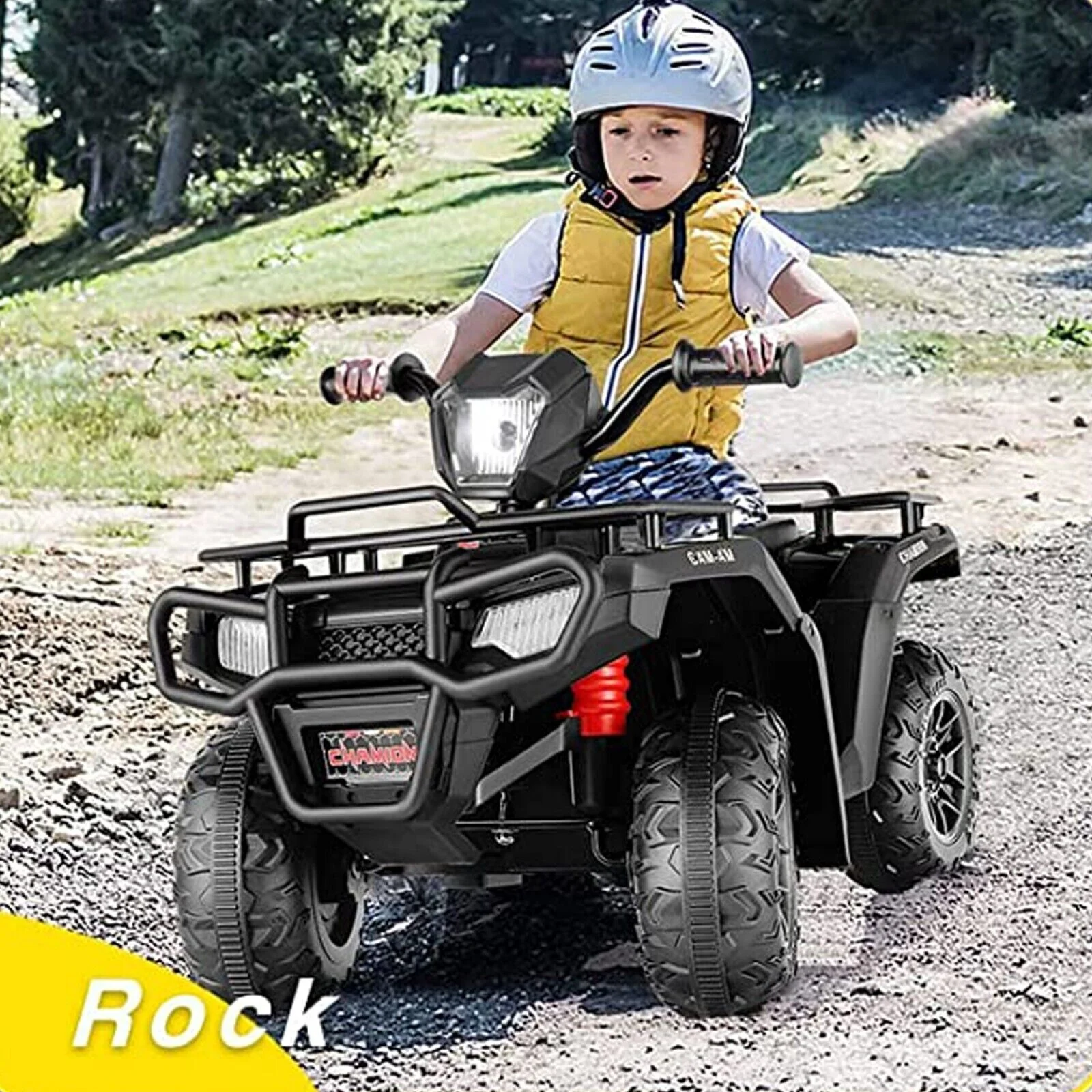 Electric Ride-On ATV Quad for Kids with LED Lights, USB and MP3 Player - Suitable for Girls and Boys Aged 3-5 - Image 3