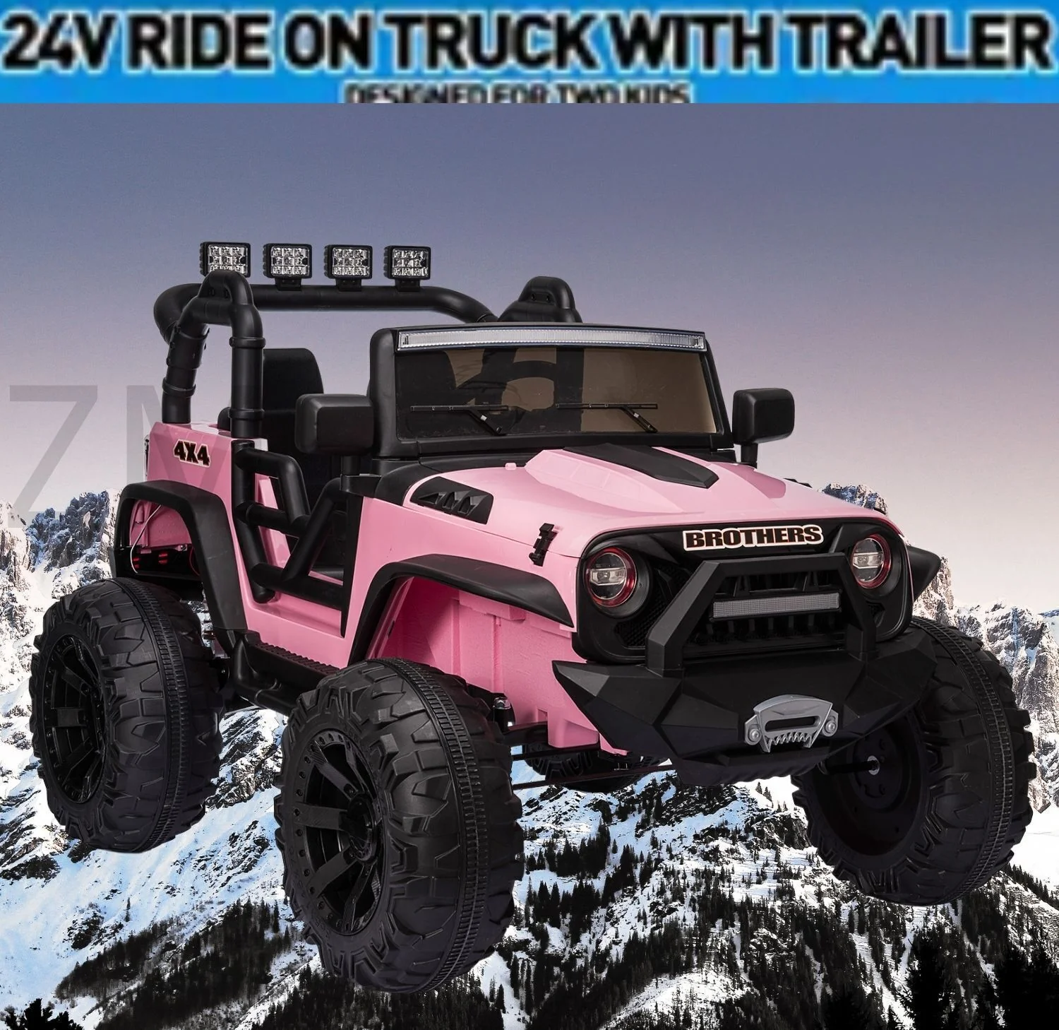 Electric Ride-On ATV Truck for Kids Ages 3-8 Years - 24V Power Wheel Car, Brand New in the US - Image 11