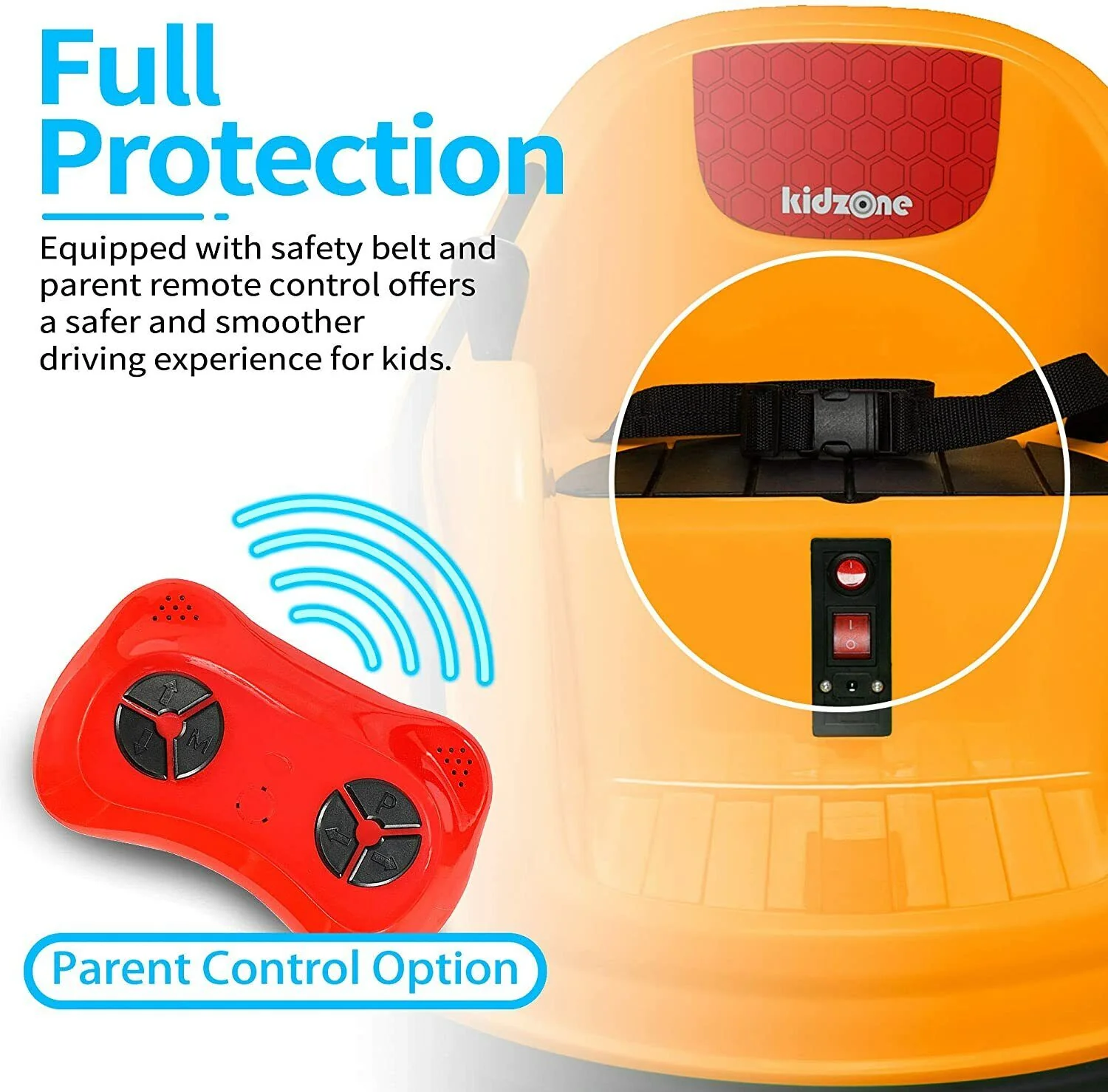 Electric Ride-On Bumper Car for Kids - 5 Vibrant Colors, Remote Control, and Lights Included - Image 33