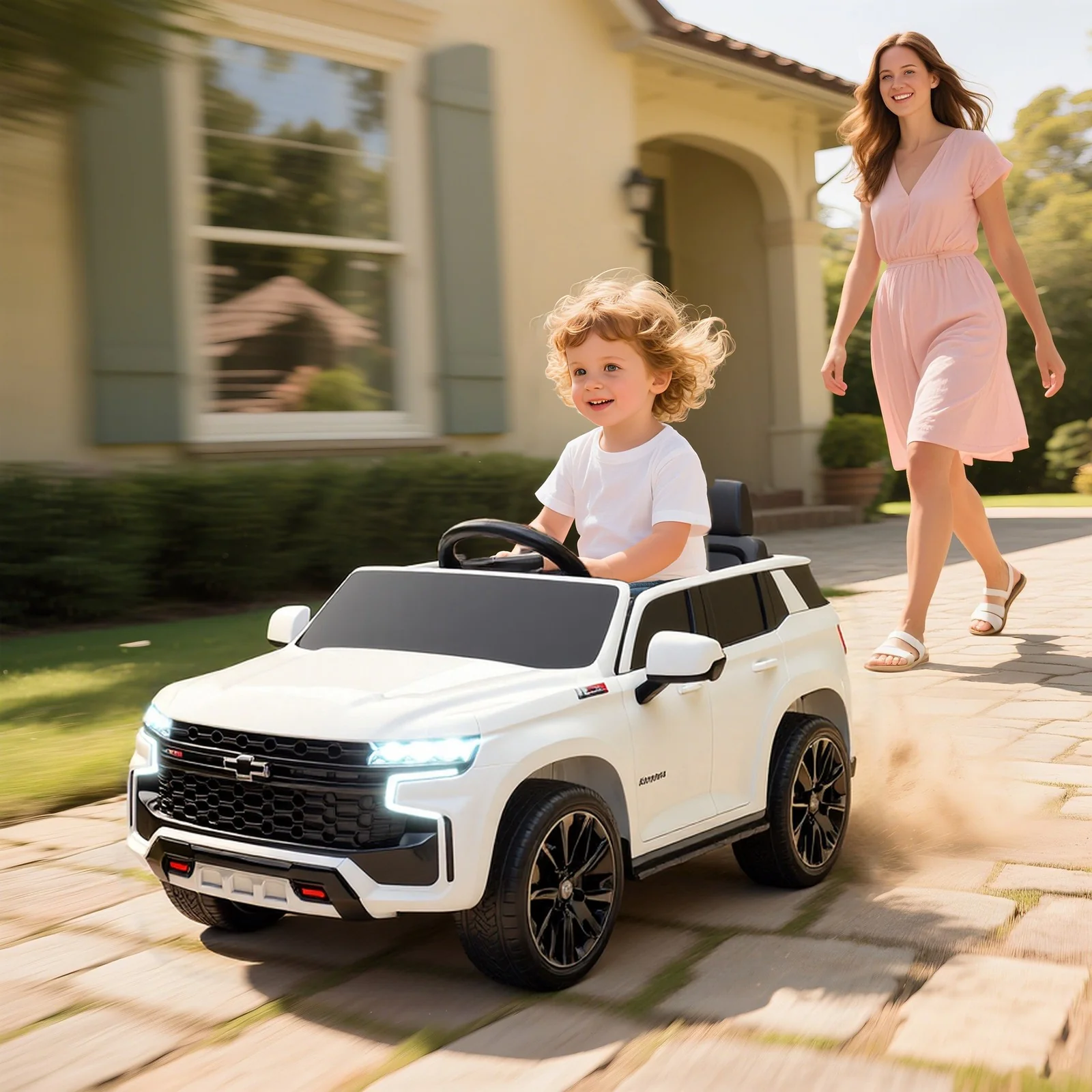 12V Electric Kids Ride-On Car with Music Toy