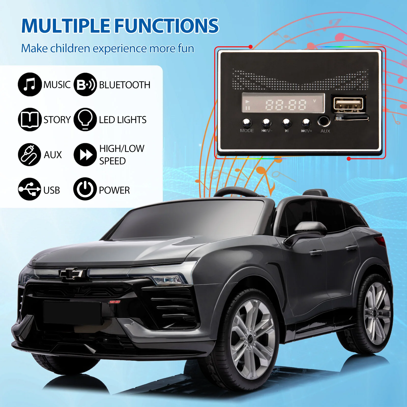 Electric 2-Seater Ride-On SUV Truck with 24V Battery and Remote Control - Image 21