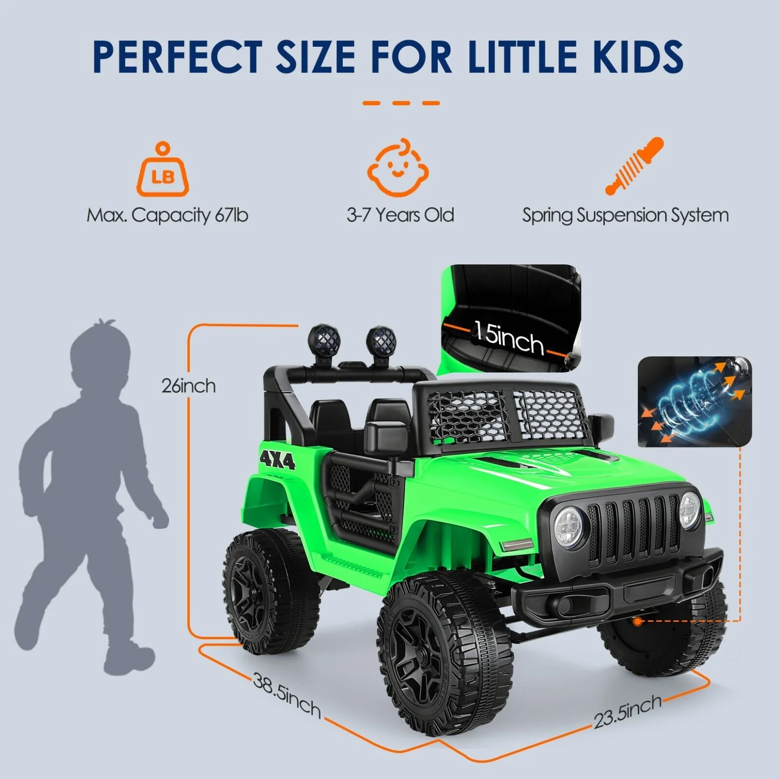 Electric Ride-On Car for Girls with Remote Control, 3 Speeds, USB and MP3 Compatibility - Image 80