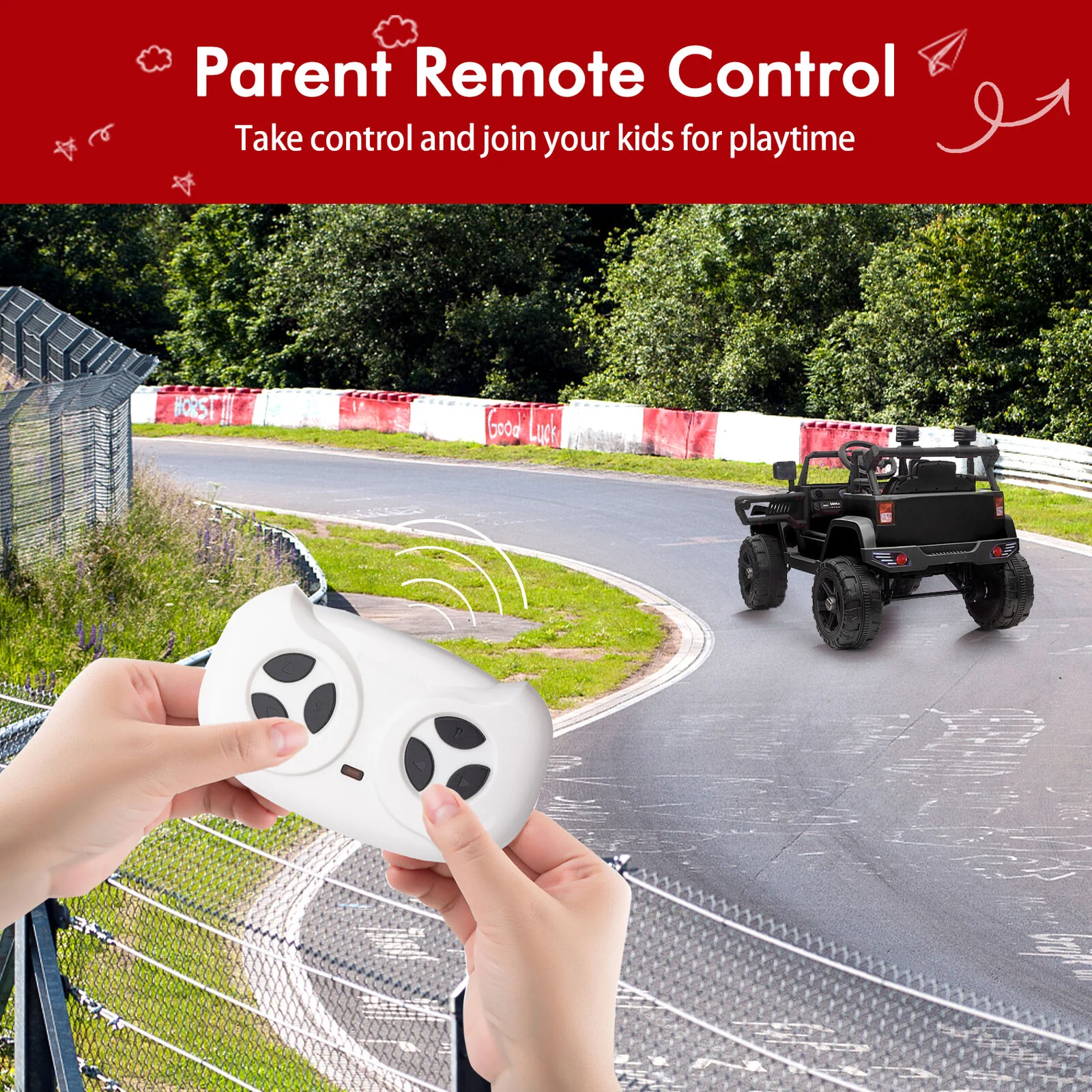 Electric Ride-On Car for Kids Ages 3-8: The Perfect Toy Truck for Young Drivers! - Image 9