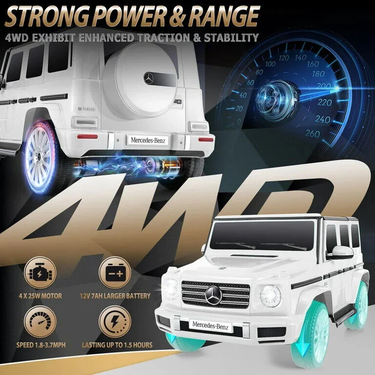 Electric Ride-On Car for Kids: Lamborghini & Mercedes Benz G500 Models - Image 109