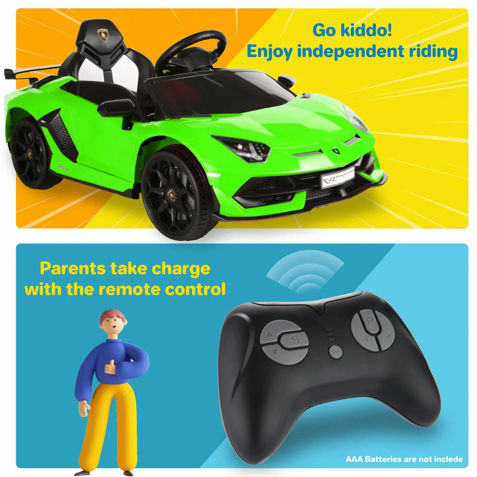 Electric Ride-On Car for Kids: Lamborghini & Mercedes Benz G500 Models - Image 132