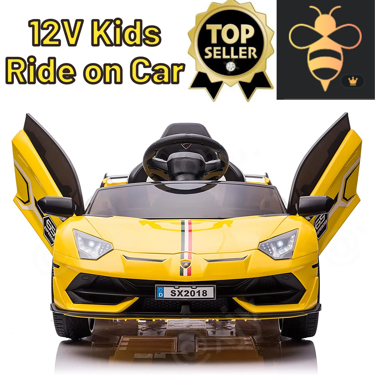 Electric Ride-On Car for Kids: Lamborghini & Mercedes Benz G500 Models - Image 136