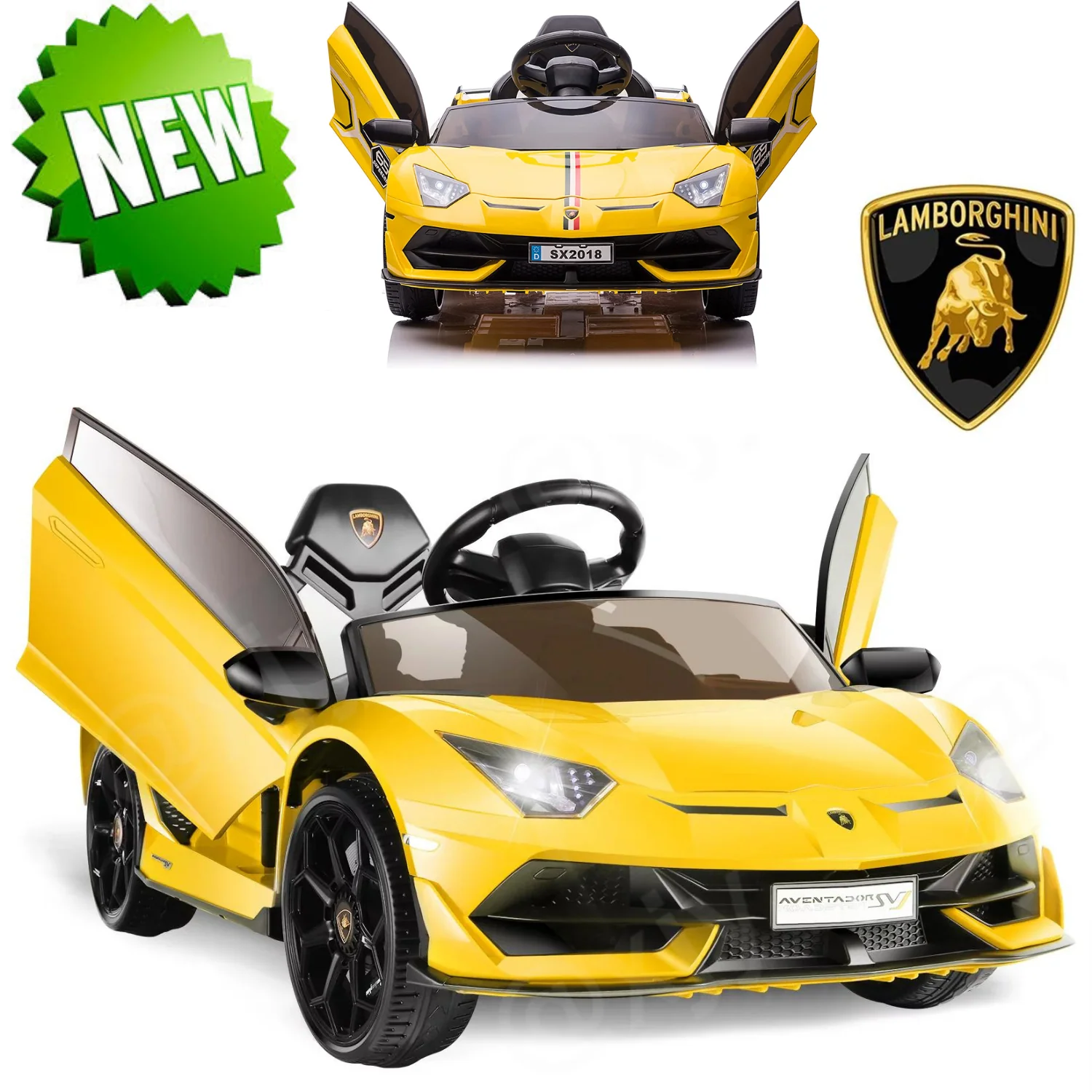 Electric Ride-On Car for Kids: Lamborghini & Mercedes Benz G500 Models - Image 144
