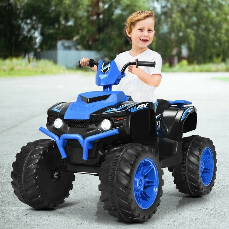 Electric Ride-On Car for Kids with 2 Speeds, MP3 Player, LED Lights, and Treaded Tires - 12V - Image 3