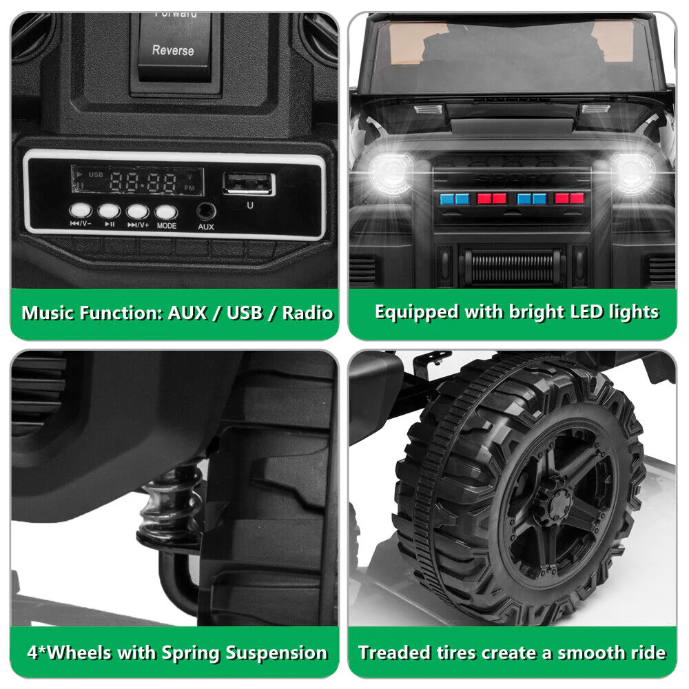 Electric Ride-On Car for Kids with Dual Drive and Remote Control - Image 7