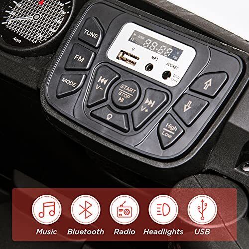 Electric Ride-On Car for Kids with LED Lights, Music, and Remote Control - Perfect Gift for Little Drivers! - Image 7