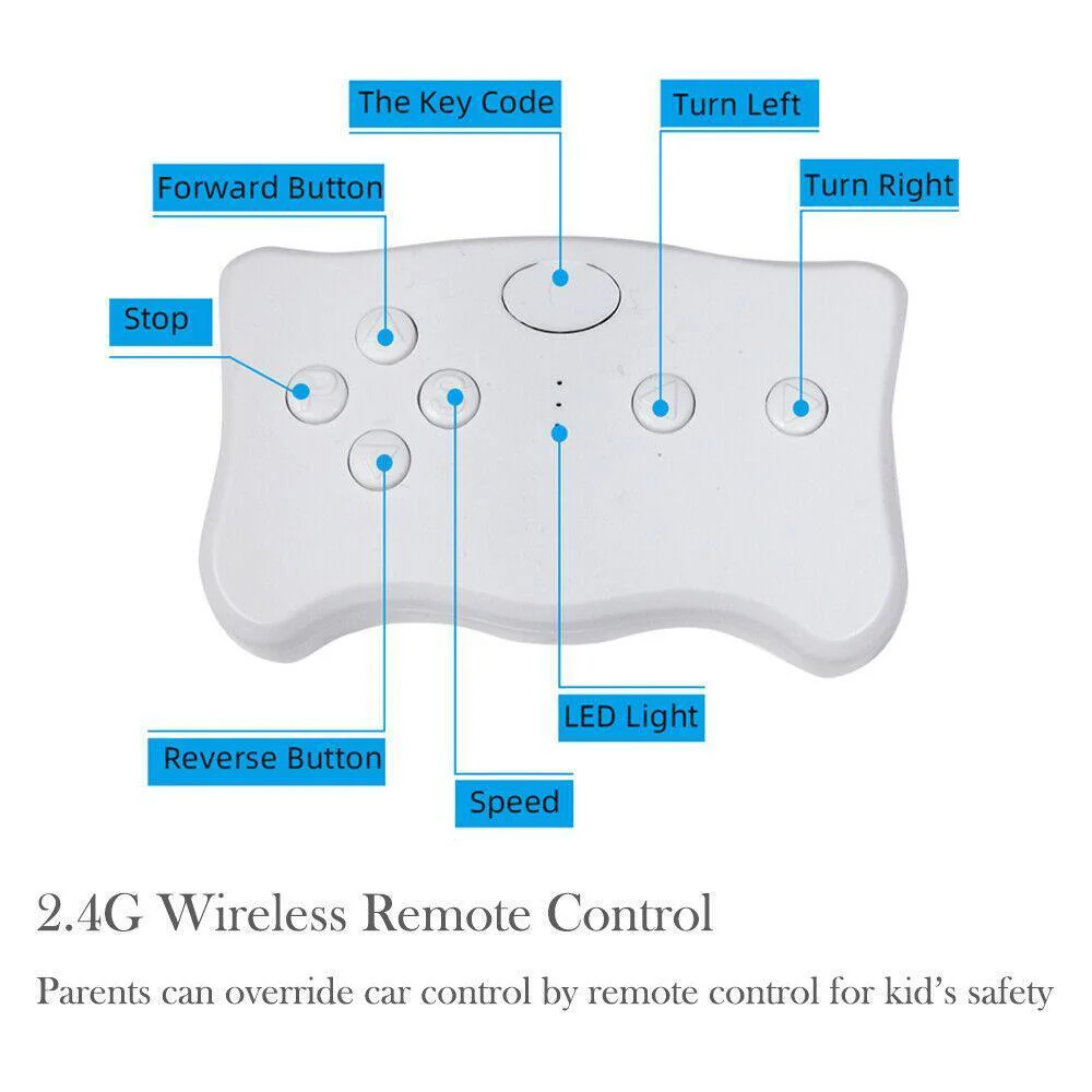 Electric Ride-On Car for Kids with Music, Lights, and Remote Control - Perfect for Safe and Fun Playtime! - Image 5