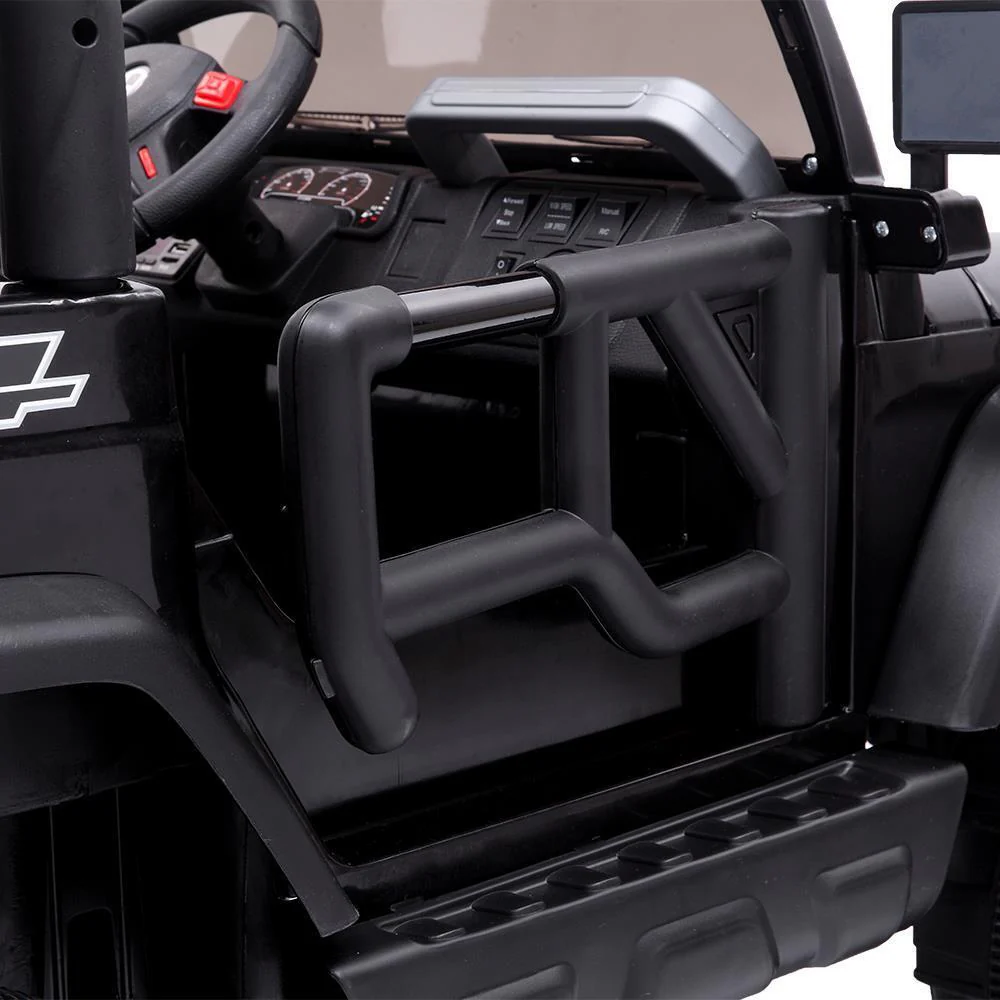 Electric Ride-On Car for Kids with Remote Control - 3 Speeds, 12V Battery, Black - Image 10
