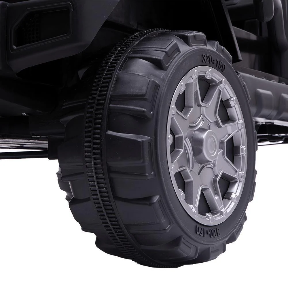 Electric Ride-On Car for Kids with Remote Control - 3 Speeds, 12V Battery, Black - Image 11