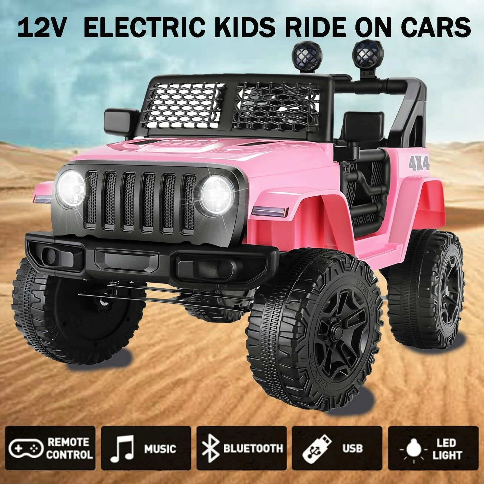 Electric Ride-On Car for Kids with Remote Control, 3 Speeds, USB and MP3 Compatibility - Image 15