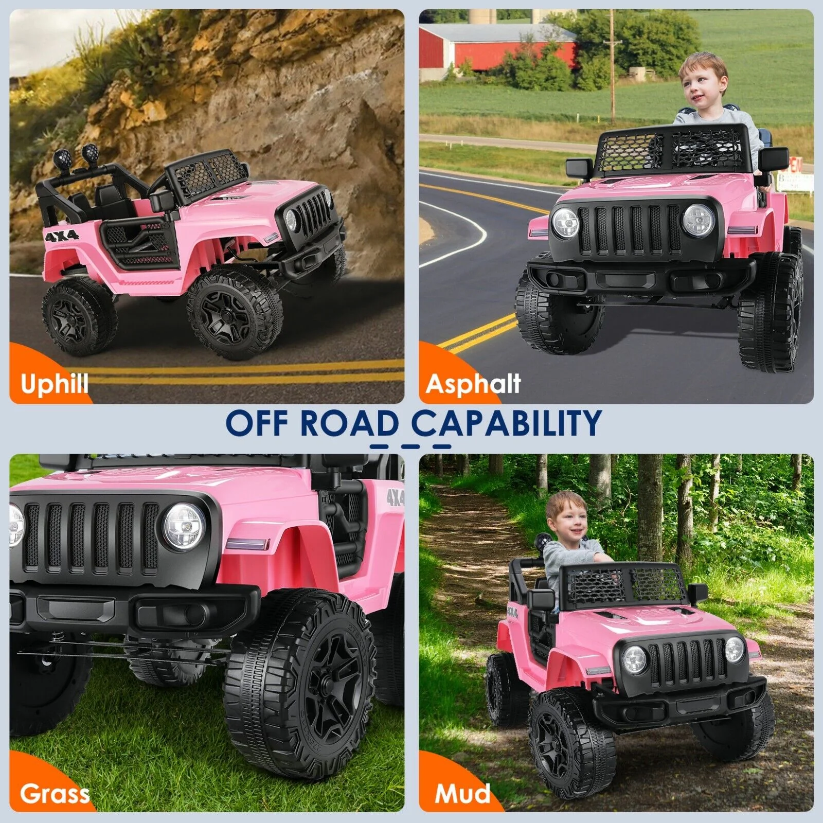 Electric Ride-On Car for Kids with Remote Control and MP3 Player - 12V Children's Truck Toy - Image 28