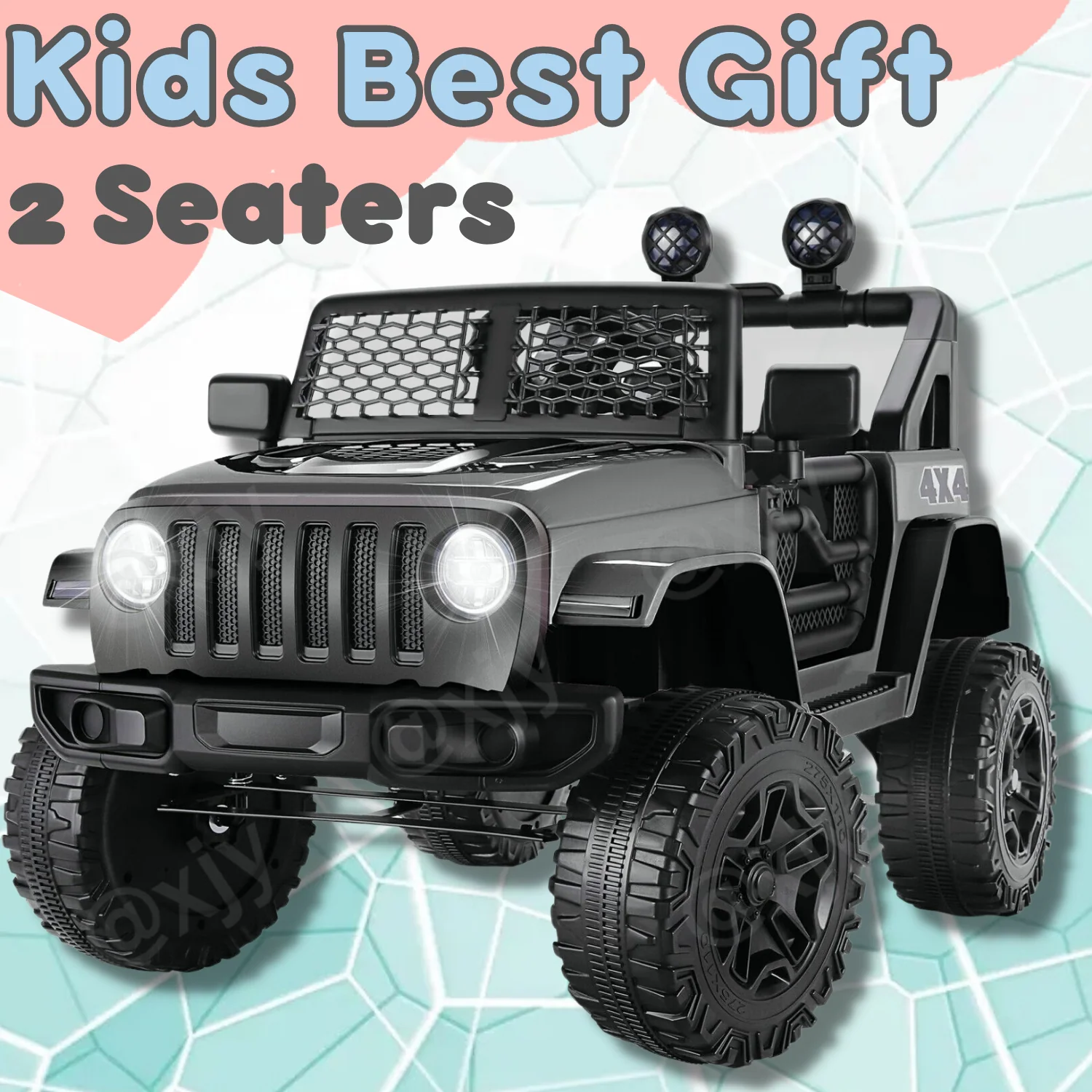 Electric Ride-On Car for Kids with Remote Control and MP3 Player - 12V Truck Design - Image 46
