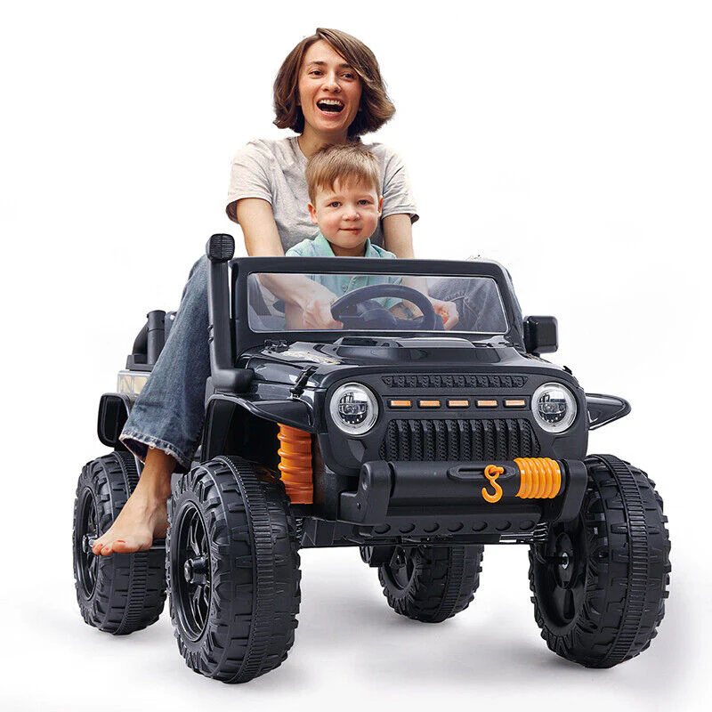 Electric Ride-On Car for Kids with Remote Control and Parent Seat - 12V Power Wheels Truck - Image 10