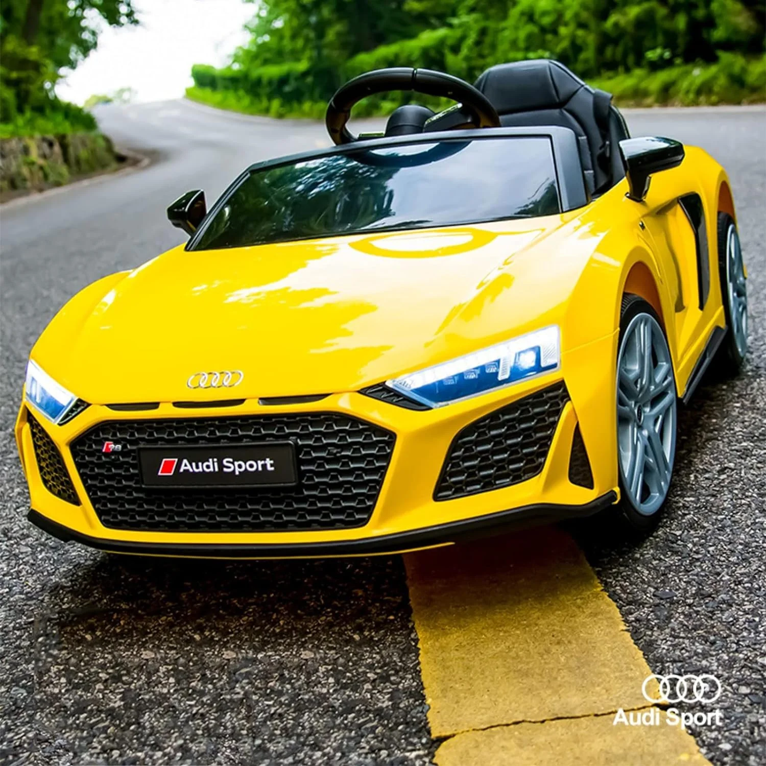 Electric Ride-On Car for Kids with Remote Control Compatible with Audi Models - Image 2