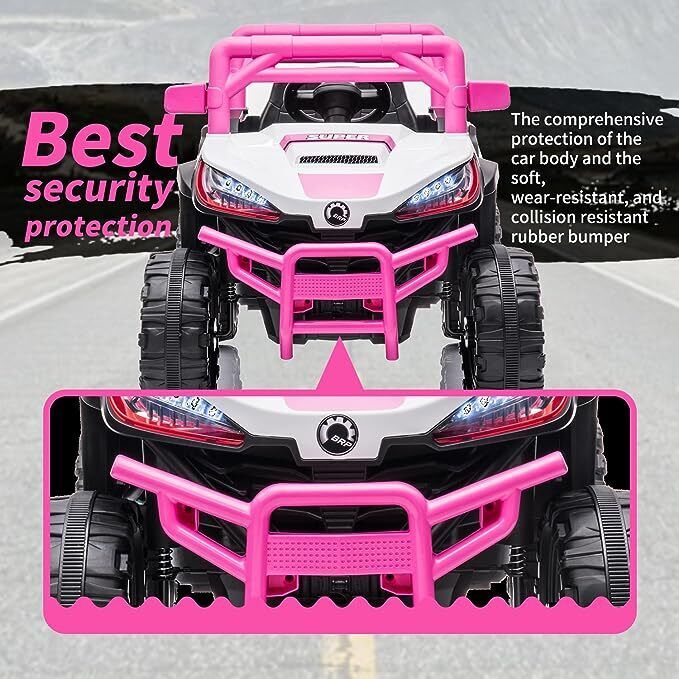 Electric Ride-On Car for Kids with Remote Control, Music, and 4 Wheels - 12V LED Edition - Image 5