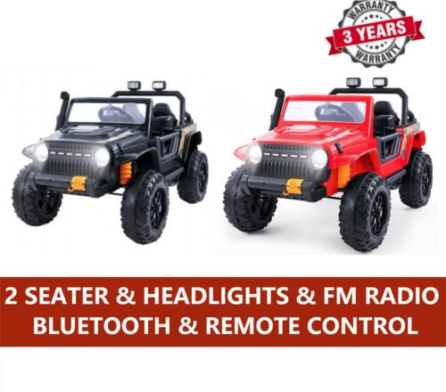 Electric Ride-On Car Truck for Kids with Remote Control and MP3 Player - 3 Speeds, LED Lights, and Parental Seating - Image 2
