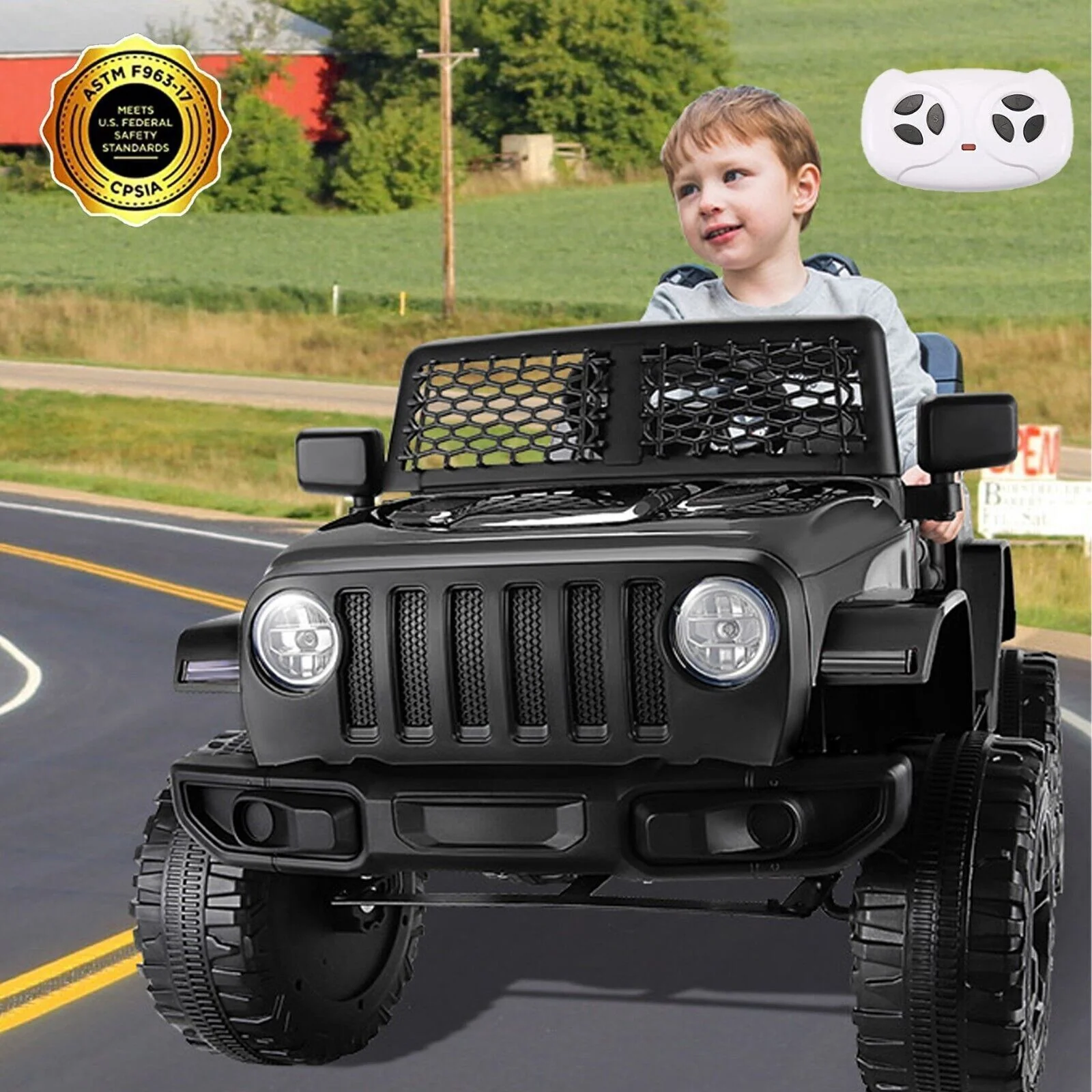 Electric Ride-On Jeep Car for Kids with Remote Control - Perfect Gift for Children - Image 11