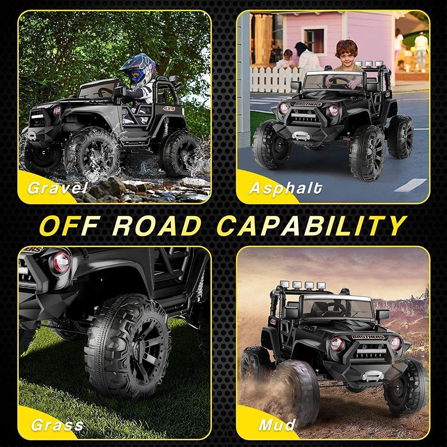 Electric Ride-On Jeep for Kids with Remote Control, 3 Speeds, and LED Lights - 24V/12V - Image 19