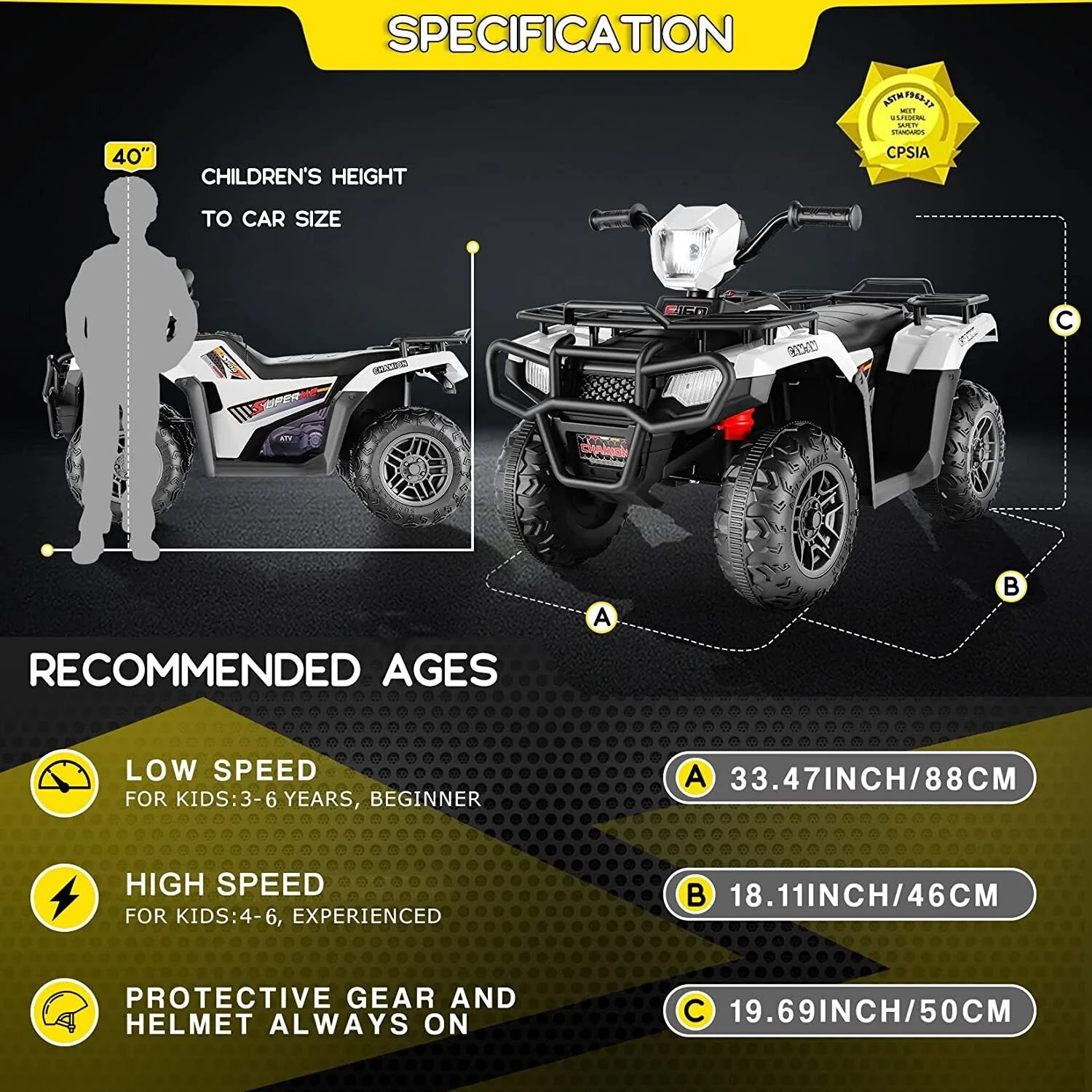 Electric Ride-On Jeep for Kids with Remote Control and 3 Speed Options - Perfect Gift for Children - Image 138