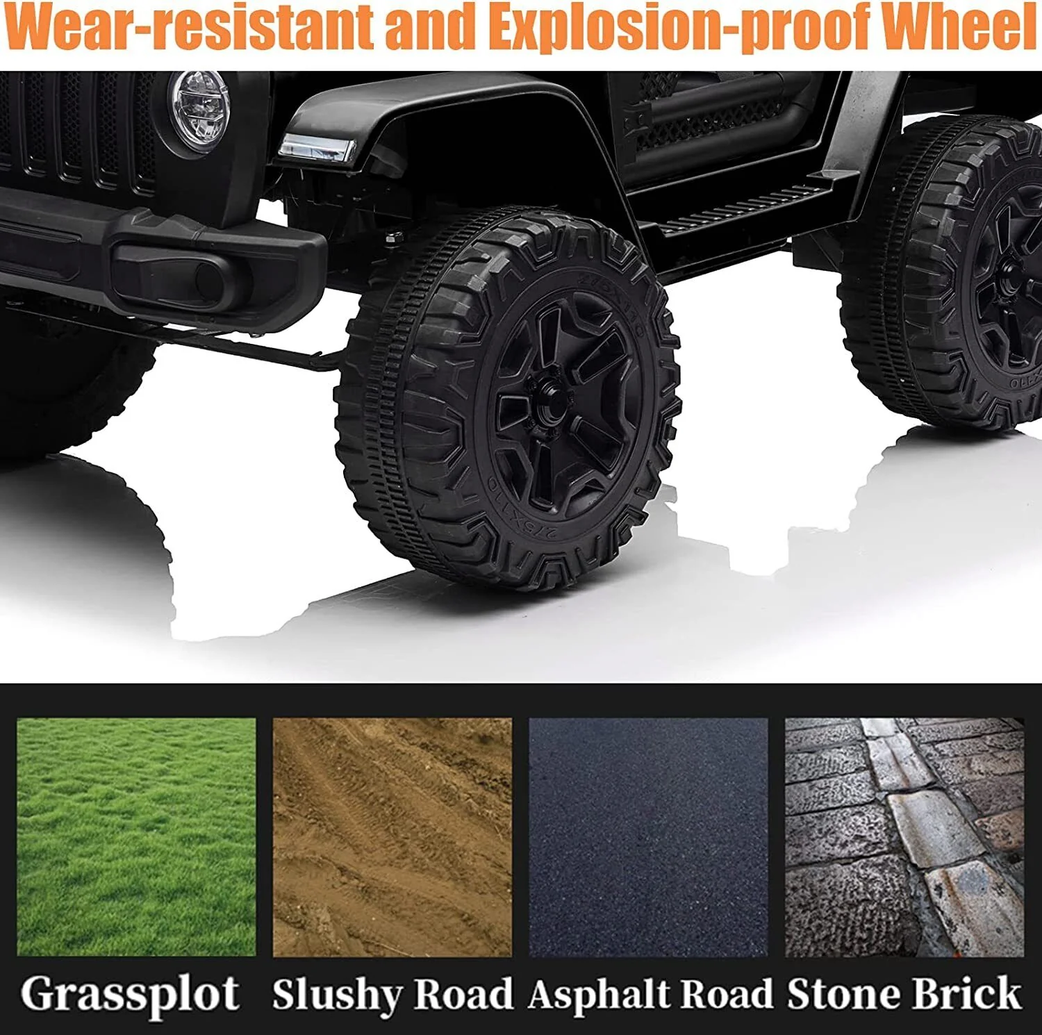 Electric Ride-On Jeep Truck for Kids: 12V/24V ATV Toy with Four-Wheel Drive - Image 103