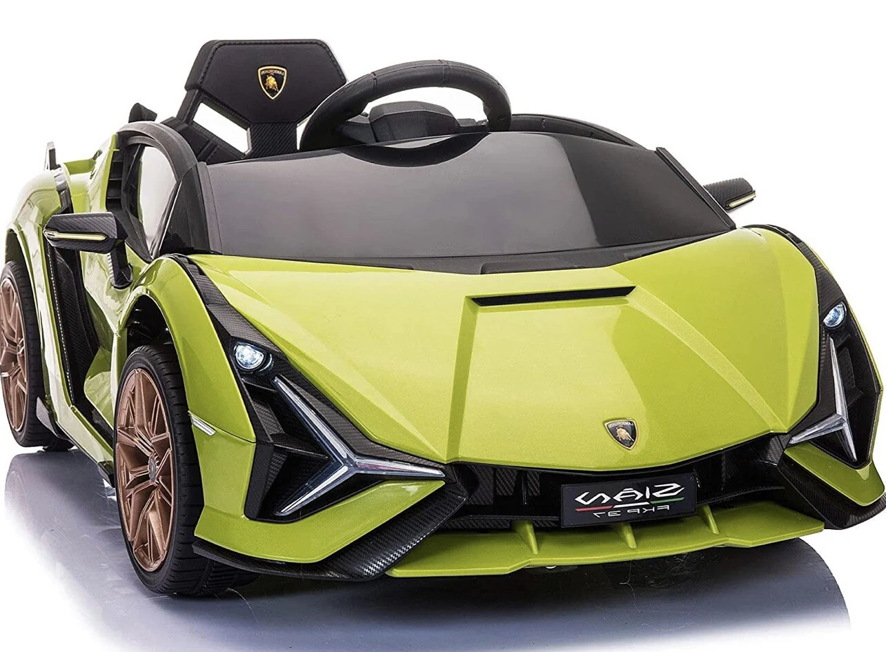 Electric Motorized Ride-On Licensed Lamborghini Sian Roadster Toy Car - Image 2