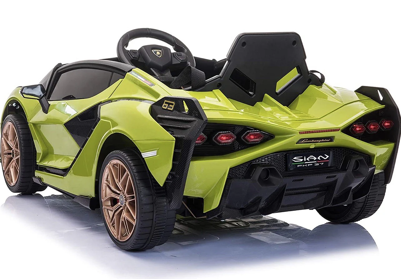 Electric Motorized Ride-On Licensed Lamborghini Sian Roadster Toy Car - Image 4