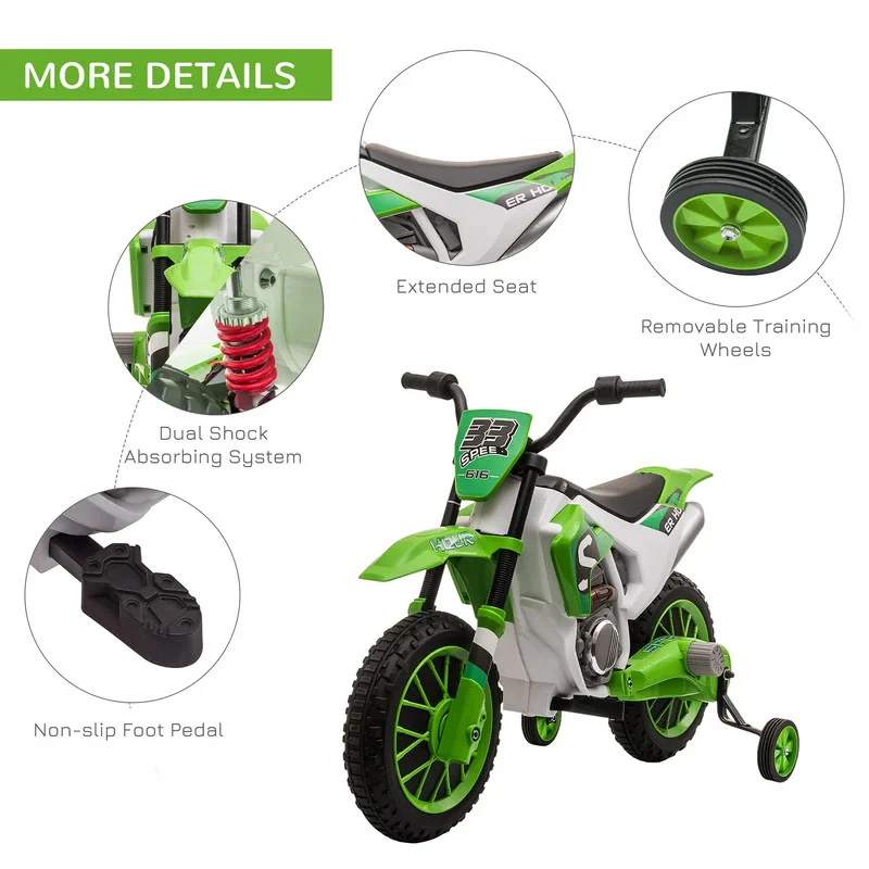 Electric Battery-Powered Ride-On Motorcycle for Kids 1-Seater - Image 11