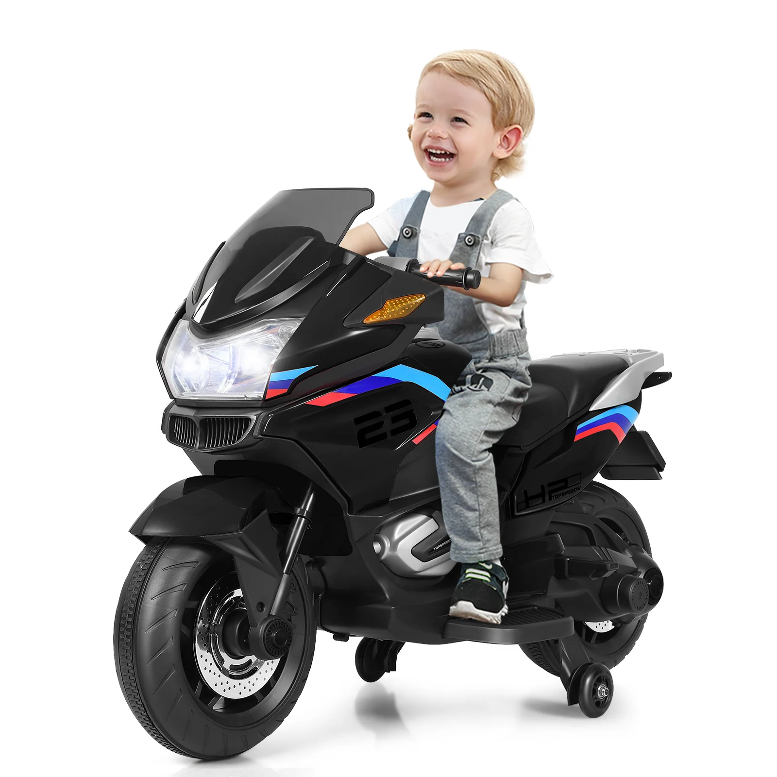 Electric Ride-On Motorcycle Toy for Kids with Headlights and Music - Image 12